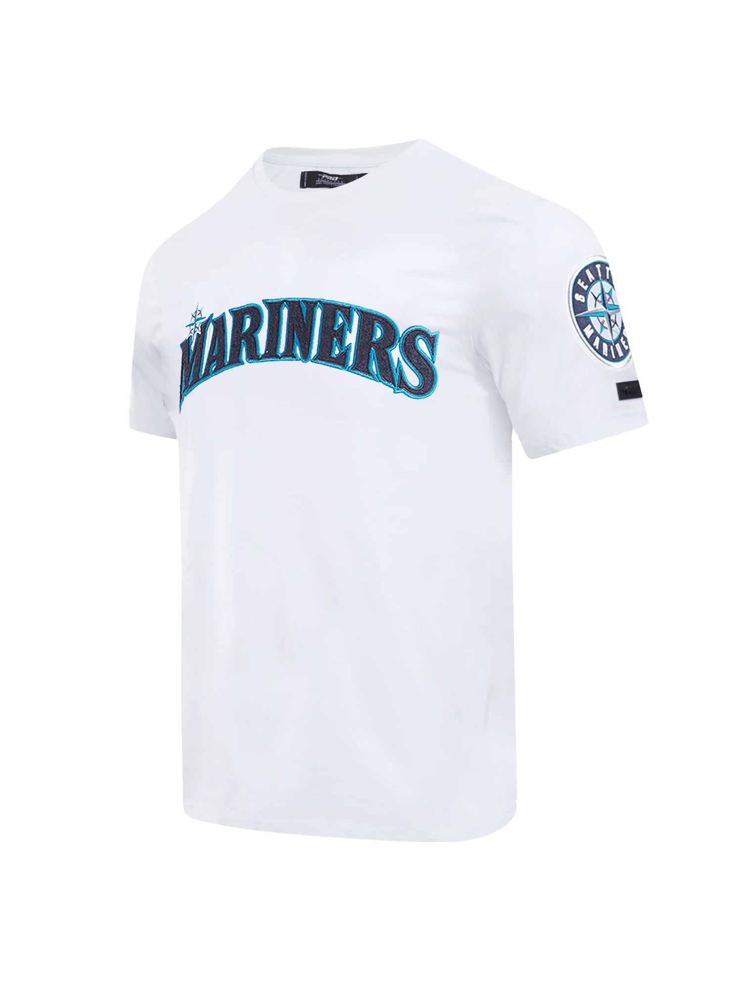 Pro Standard T-Shirts Seattle Mariners Pro Standard MLB Team Chenille Flex T-Shirt - White