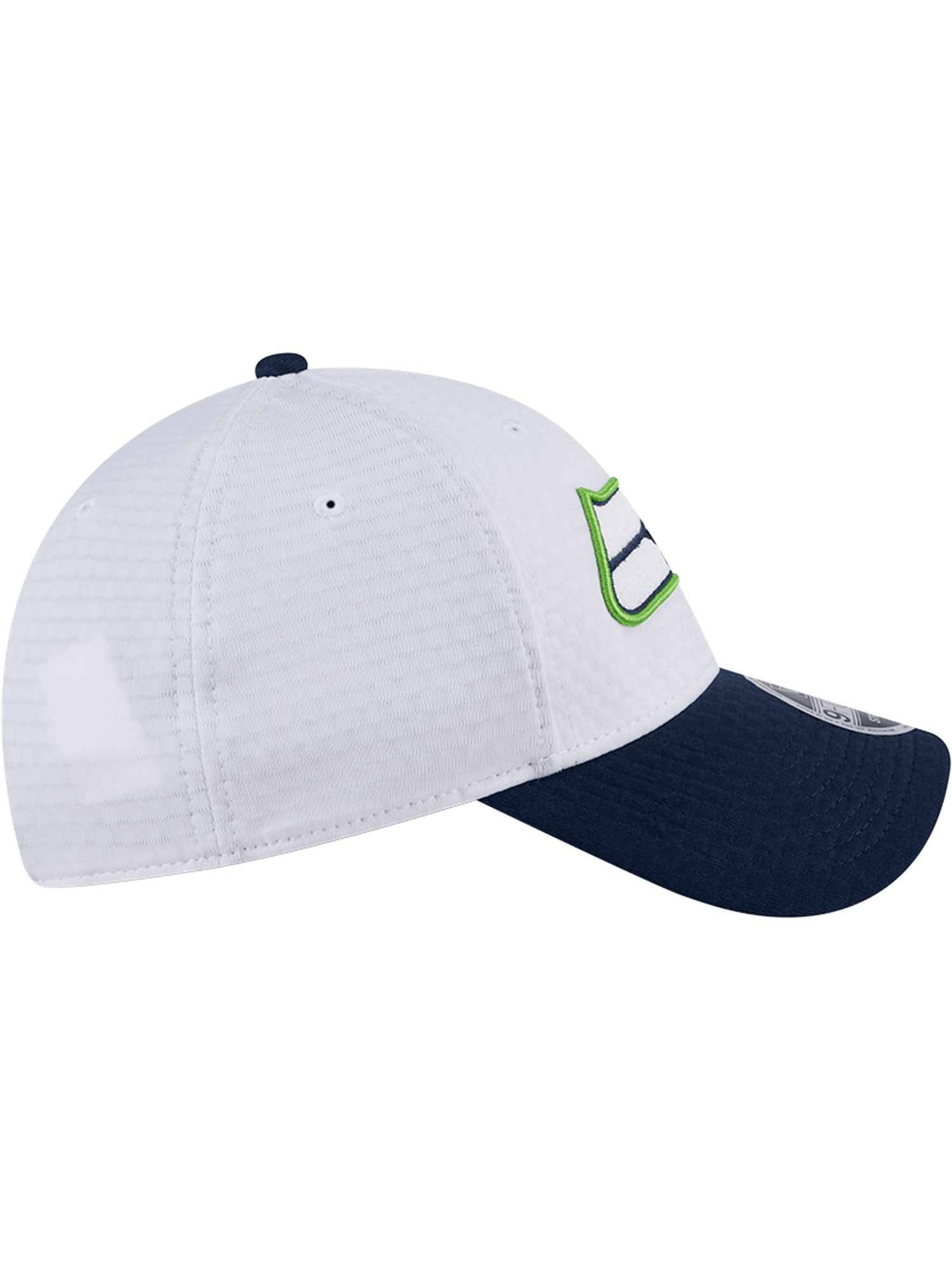 New Era Caps Seattle Seahawks New Era NFL 24 Training 9FORTY Stretch-Snapback Hat - White