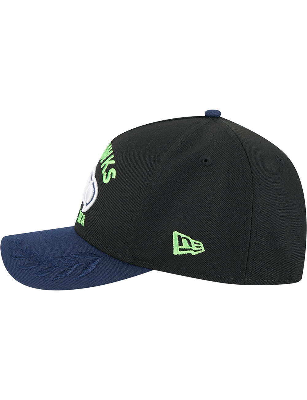 New Era Caps Seattle Seahawks New Era NFL 25 Draft 9FORTY M-Crown Snapback Hat - Black