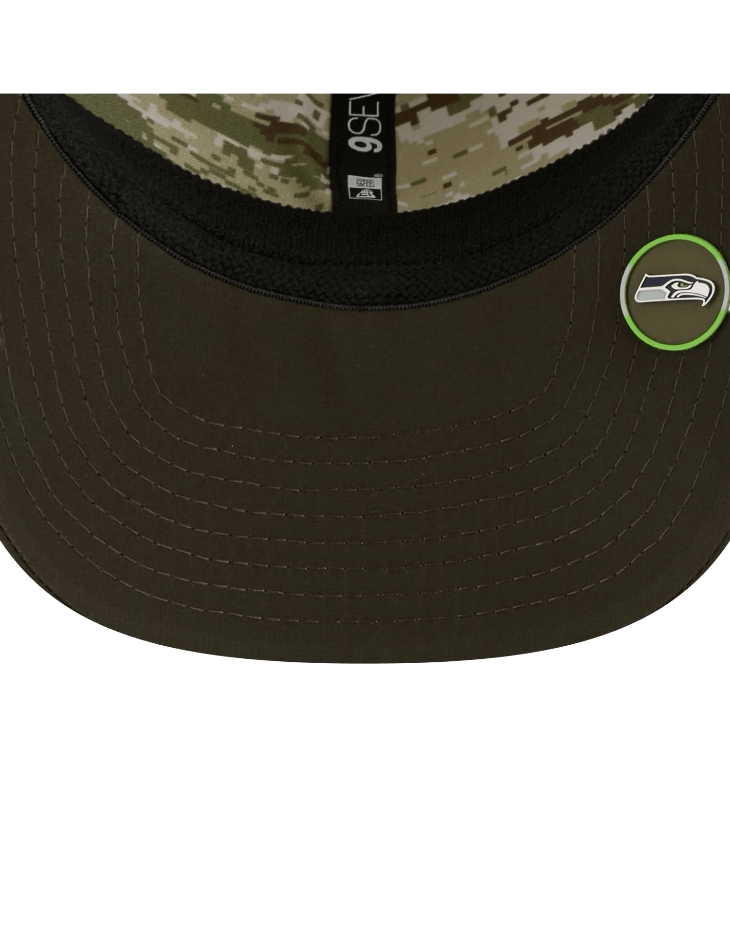 New Era Caps Seattle Seahawks New Era NFL 25 Salute To Service 9SEVENTY Stretch-Snapback Hat