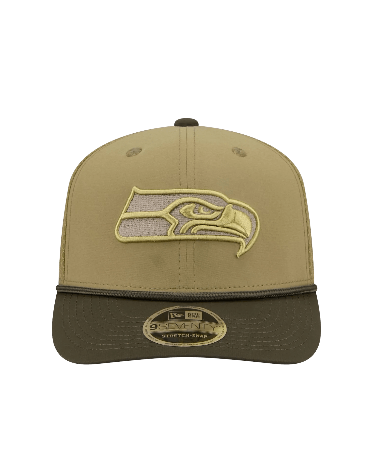 New Era Caps Seattle Seahawks New Era NFL 25 Salute To Service 9SEVENTY Stretch-Snapback Hat