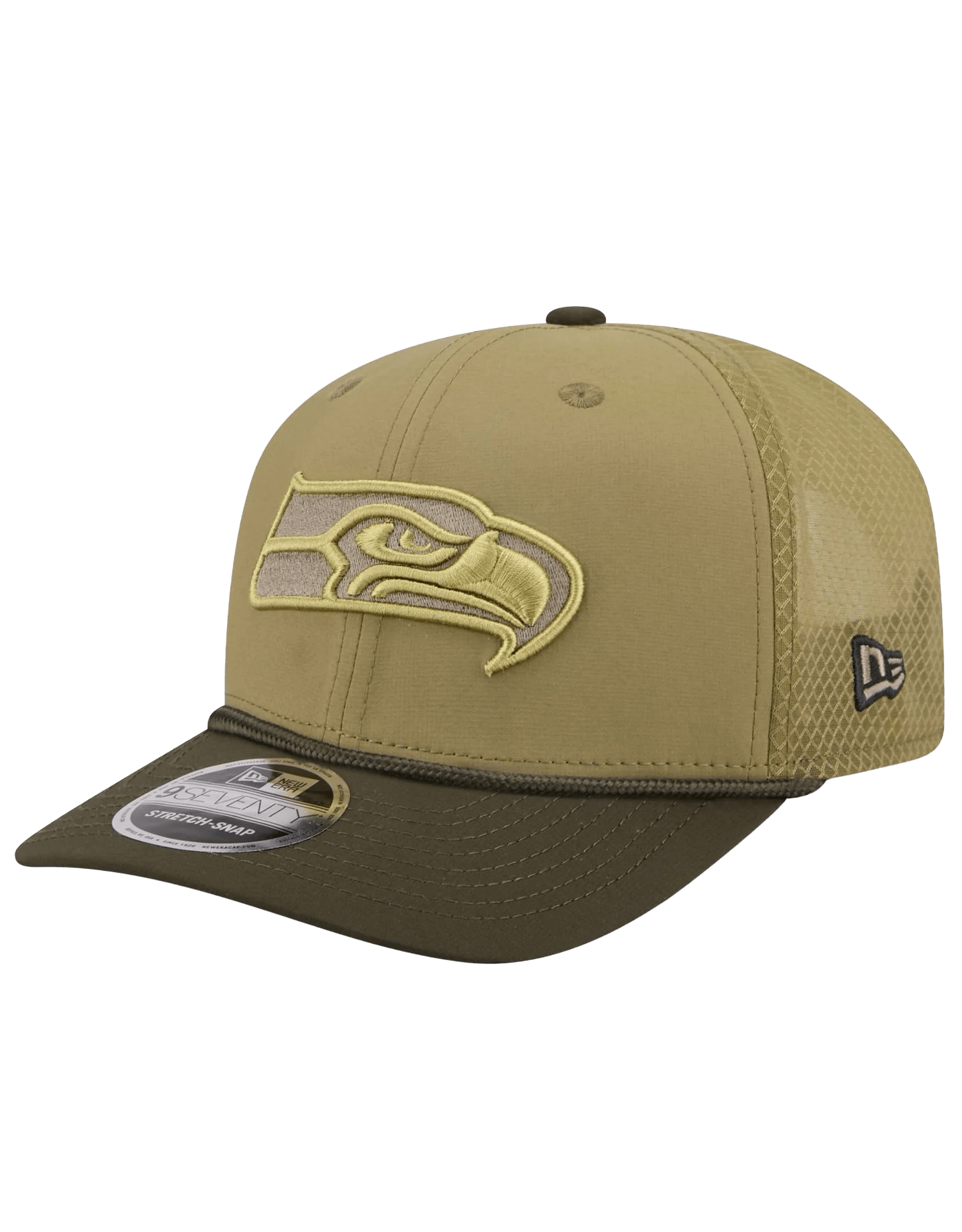 New Era Caps Seattle Seahawks New Era NFL 25 Salute To Service 9SEVENTY Stretch-Snapback Hat