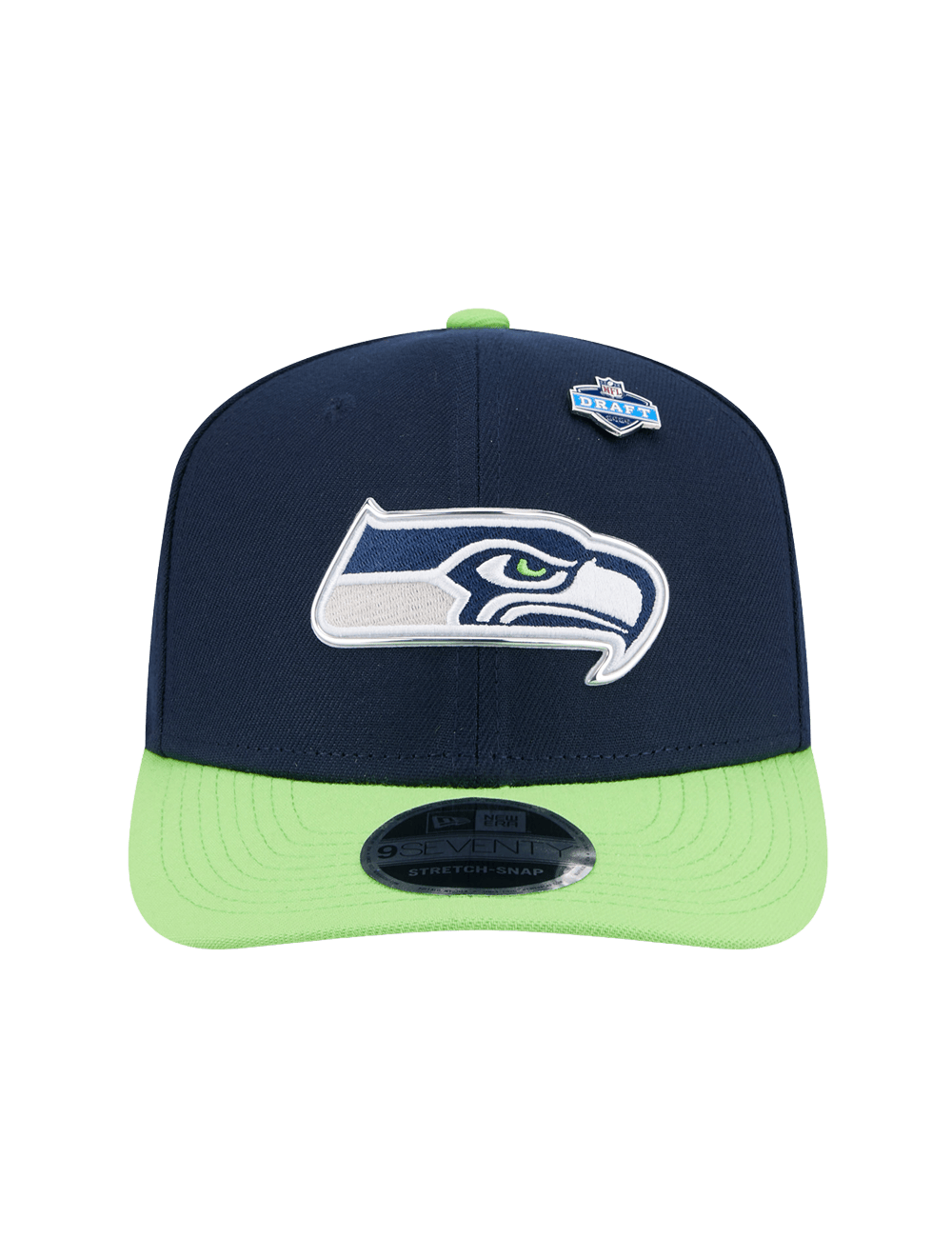 New Era Caps OSFM Seattle Seahawks New Era NFL Draft 26 9SEVENTY Stretch-Snapback Hat