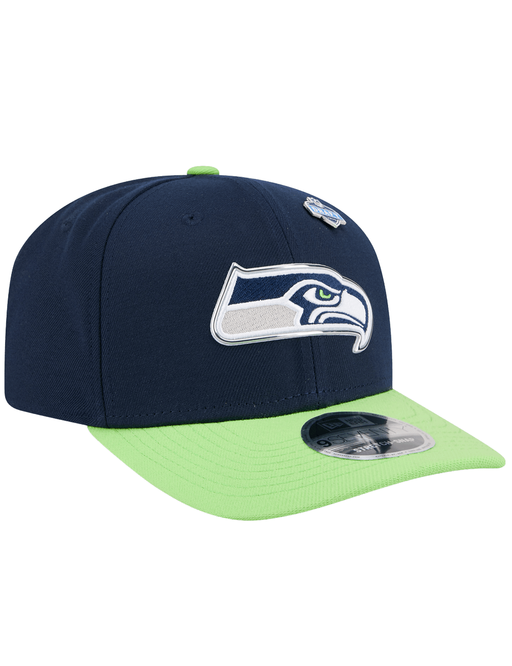 New Era Caps OSFM Seattle Seahawks New Era NFL Draft 26 9SEVENTY Stretch-Snapback Hat