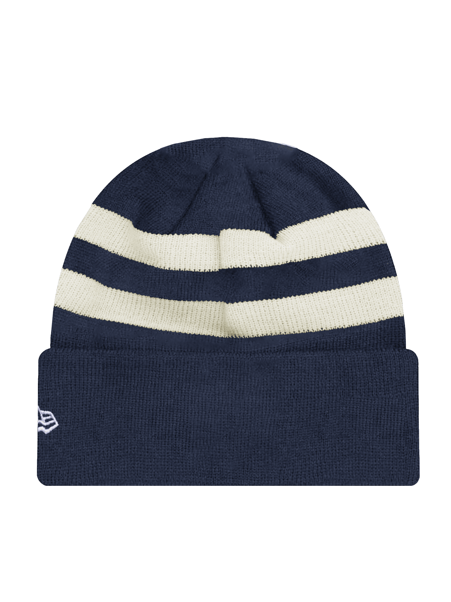 New Era Beanies Seattle Seahawks New Era NFL Ivory Stripe Knit Beanie - Navy