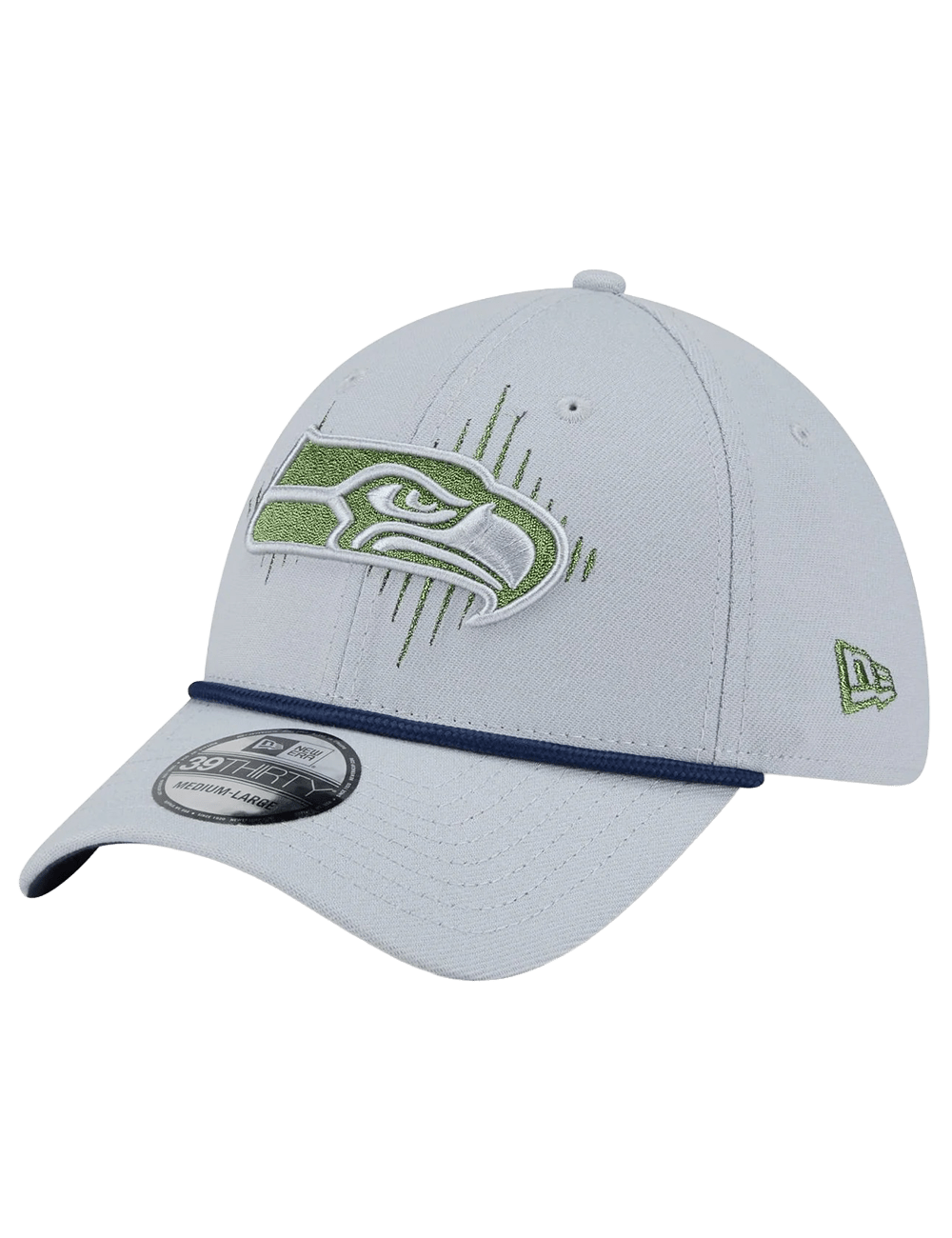 New Era Caps Seattle Seahawks New Era NFL Rivalries 39THIRTY Stretch-Fit Hat - Grey