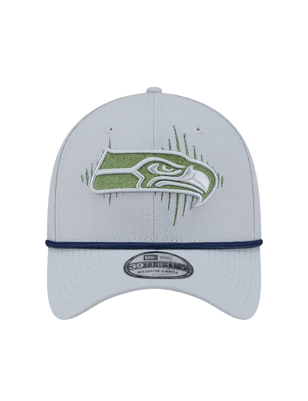 New Era Caps Seattle Seahawks New Era NFL Rivalries 39THIRTY Stretch-Fit Hat - Grey