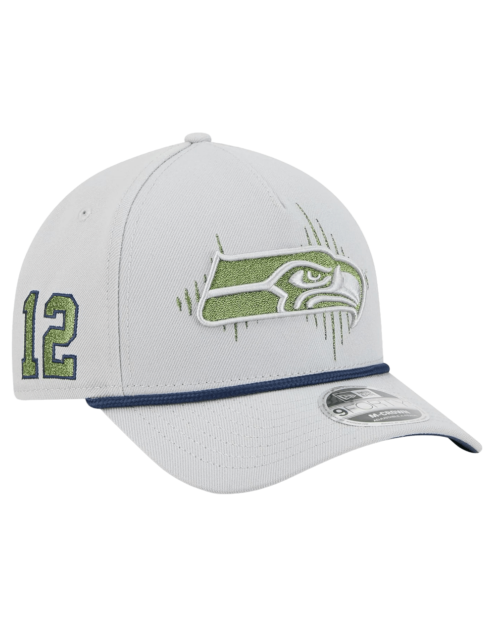 New Era Caps Seattle Seahawks New Era NFL Rivalries 9FORTY M-Crown Snapback Hat - Grey