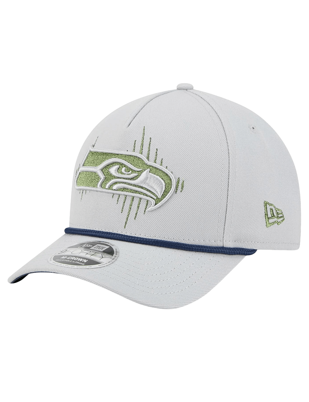 New Era Caps Seattle Seahawks New Era NFL Rivalries 9FORTY M-Crown Snapback Hat - Grey