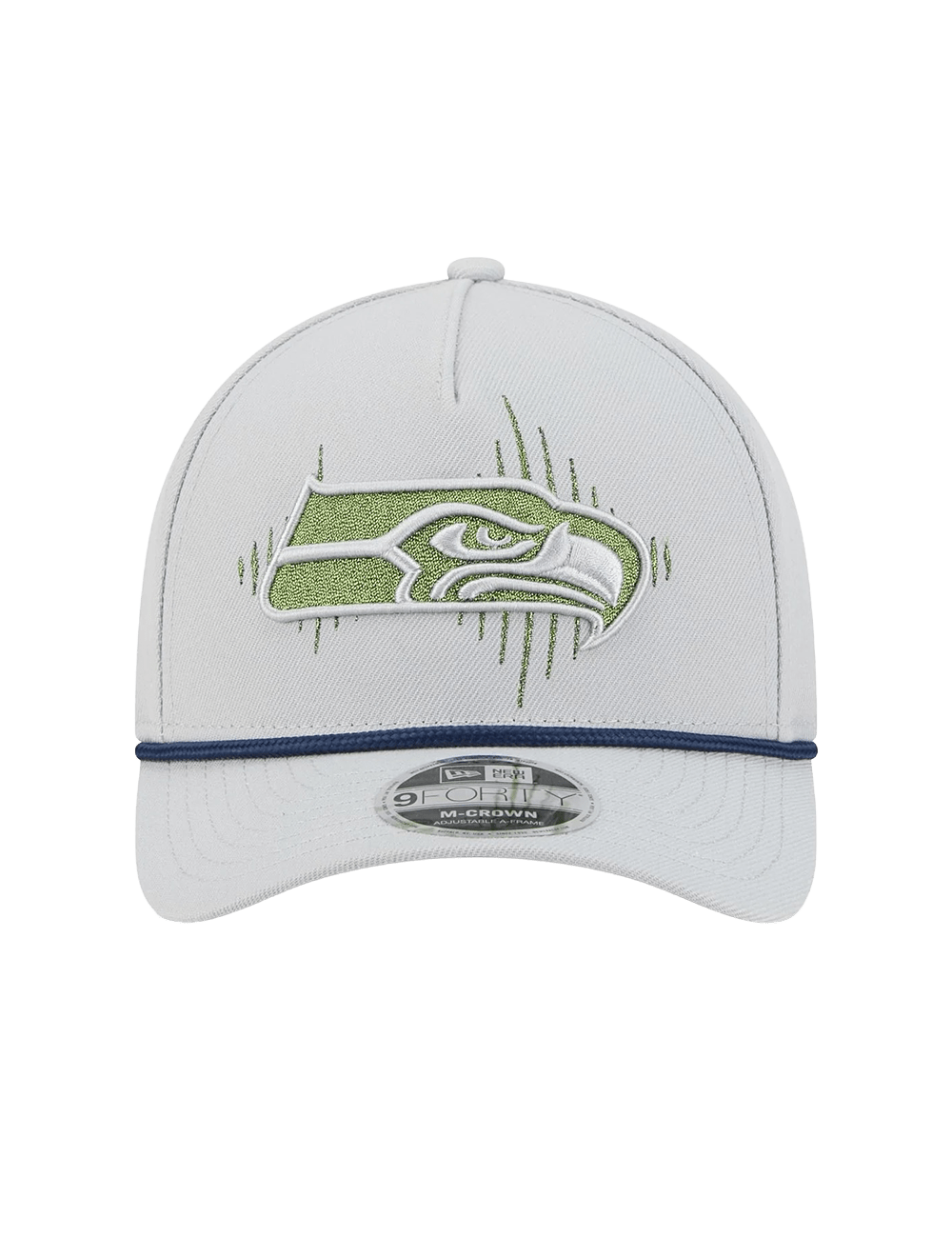 New Era Caps Seattle Seahawks New Era NFL Rivalries 9FORTY M-Crown Snapback Hat - Grey