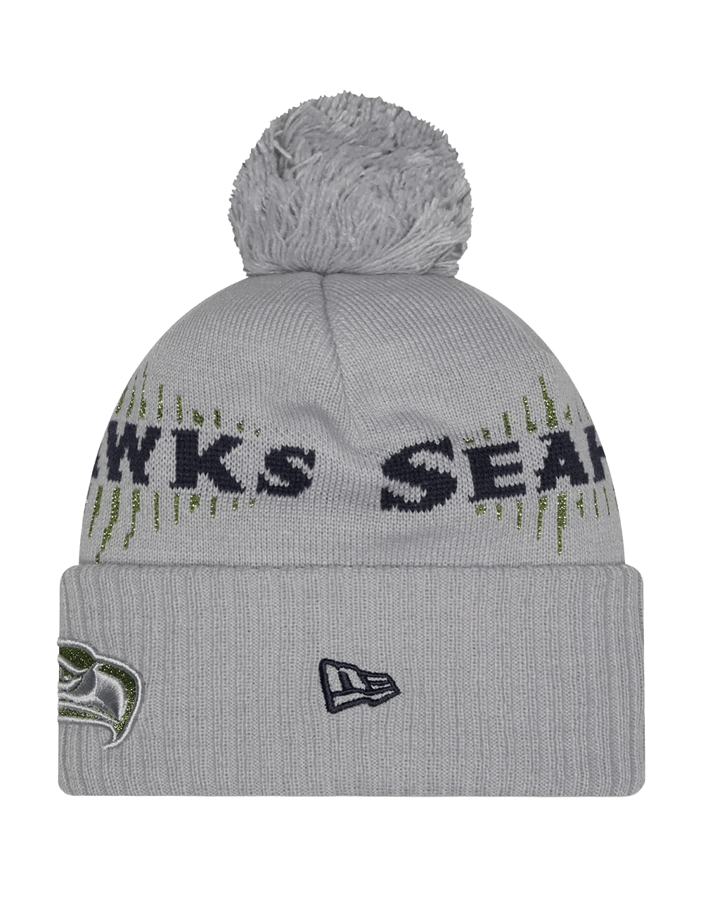 New Era Beanies Seattle Seahawks New Era NFL Rivalries Pom Knit Beanie