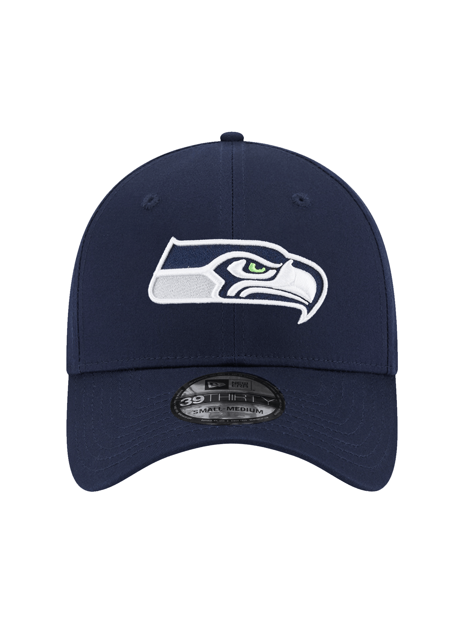 New Era Caps Seattle Seahawks New Era NFL Team 39THIRTY Stretch-Fit Hat - Navy