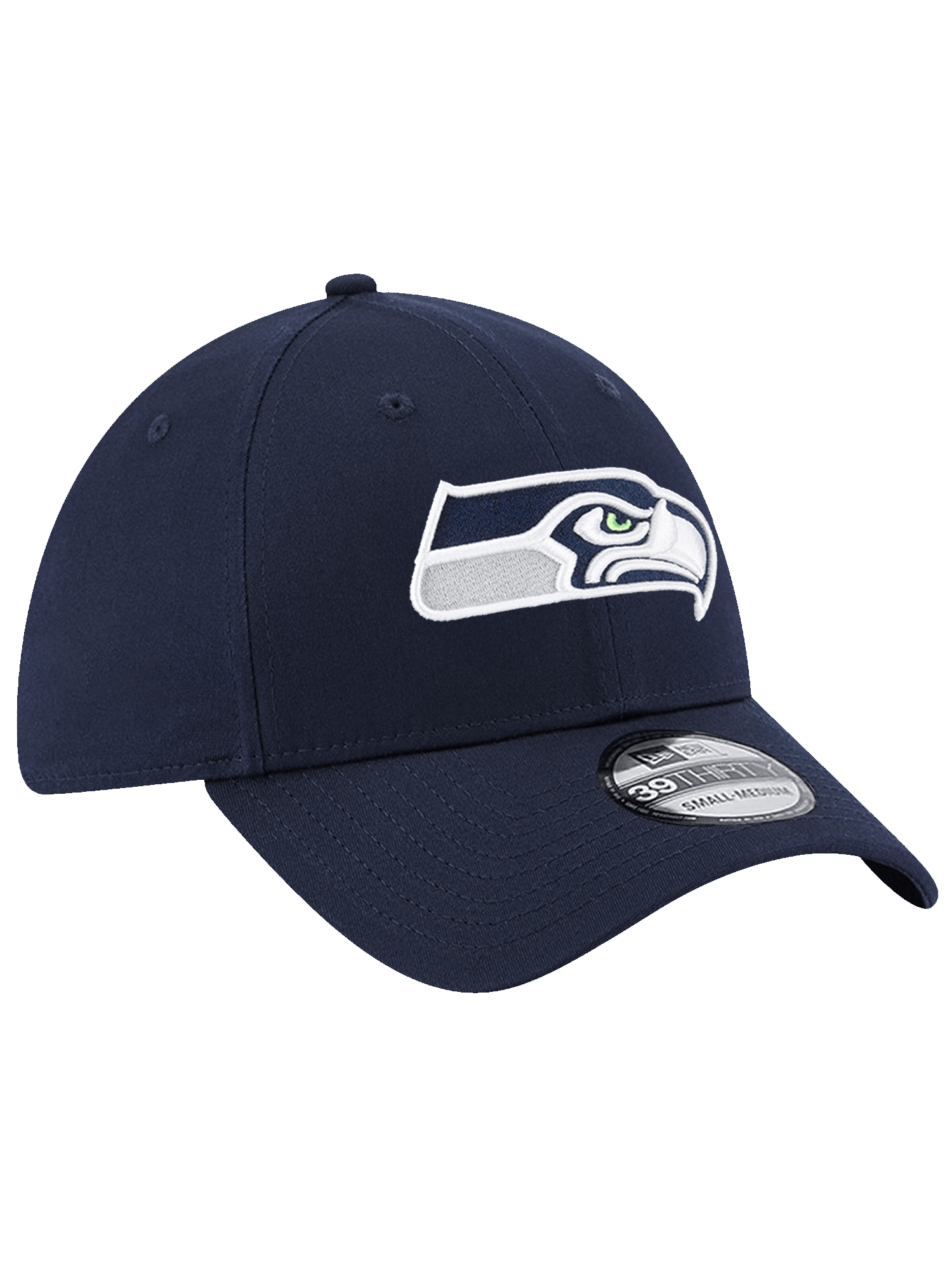 New Era Caps Seattle Seahawks New Era NFL Team 39THIRTY Stretch-Fit Hat - Navy