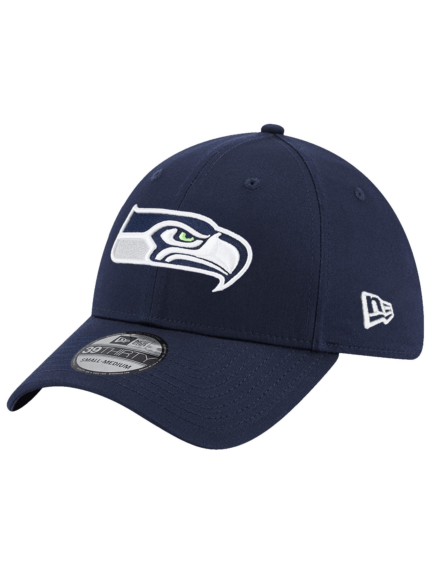 New Era Caps Seattle Seahawks New Era NFL Team 39THIRTY Stretch-Fit Hat - Navy