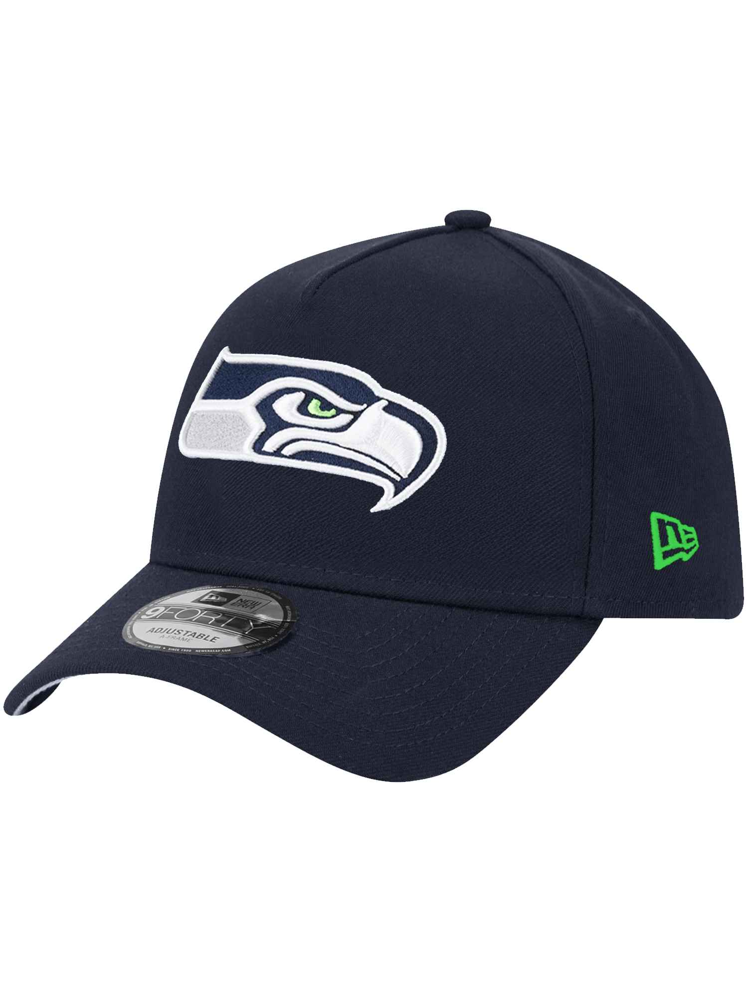 New Era Caps Seattle Seahawks New Era NFL Team 9FORTY A-Frame Snapback Hat - Navy