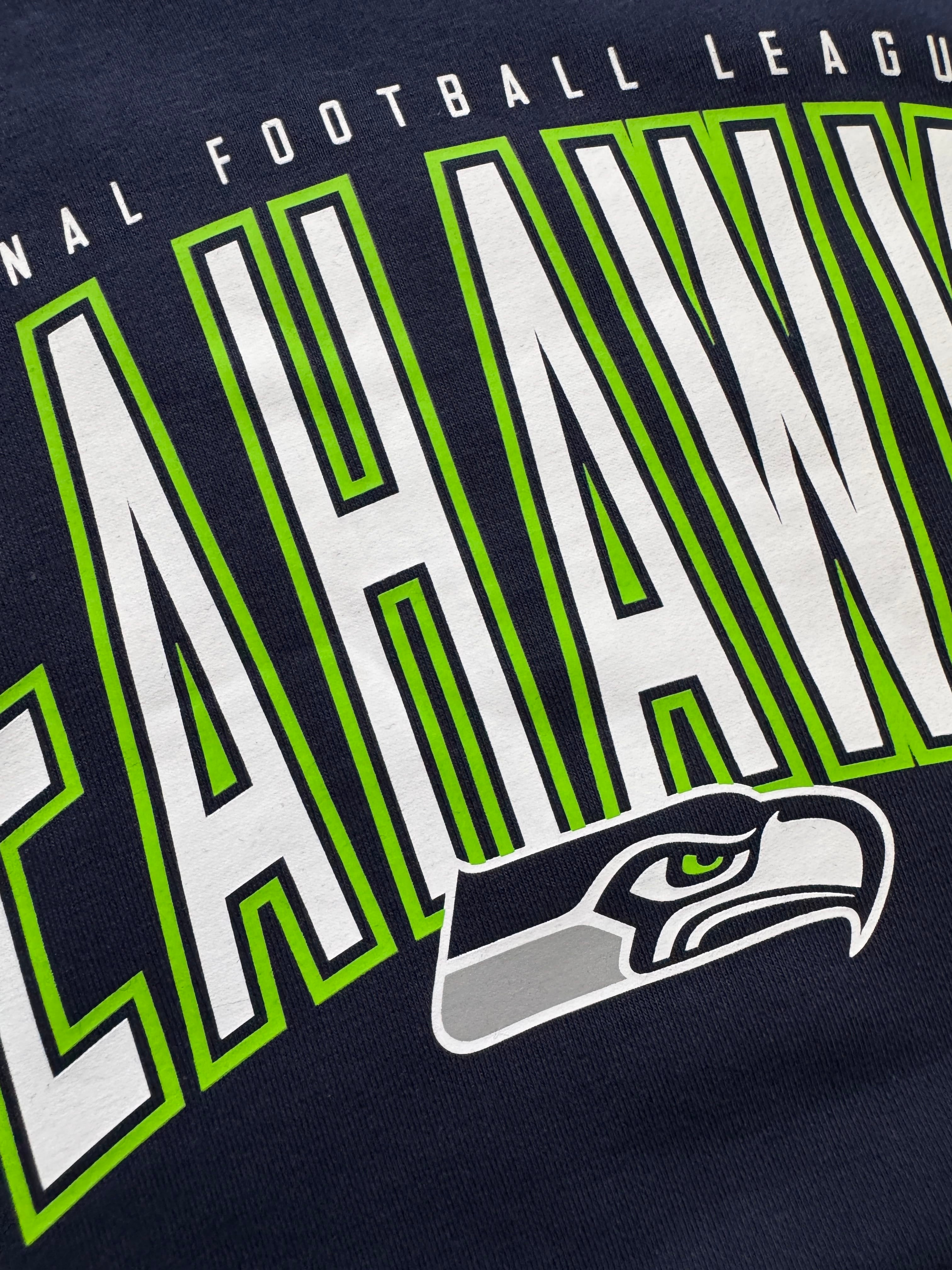 Nike Jumpers Seattle Seahawks Nike NFL Expect Victory Hoodie Jumper - Navy