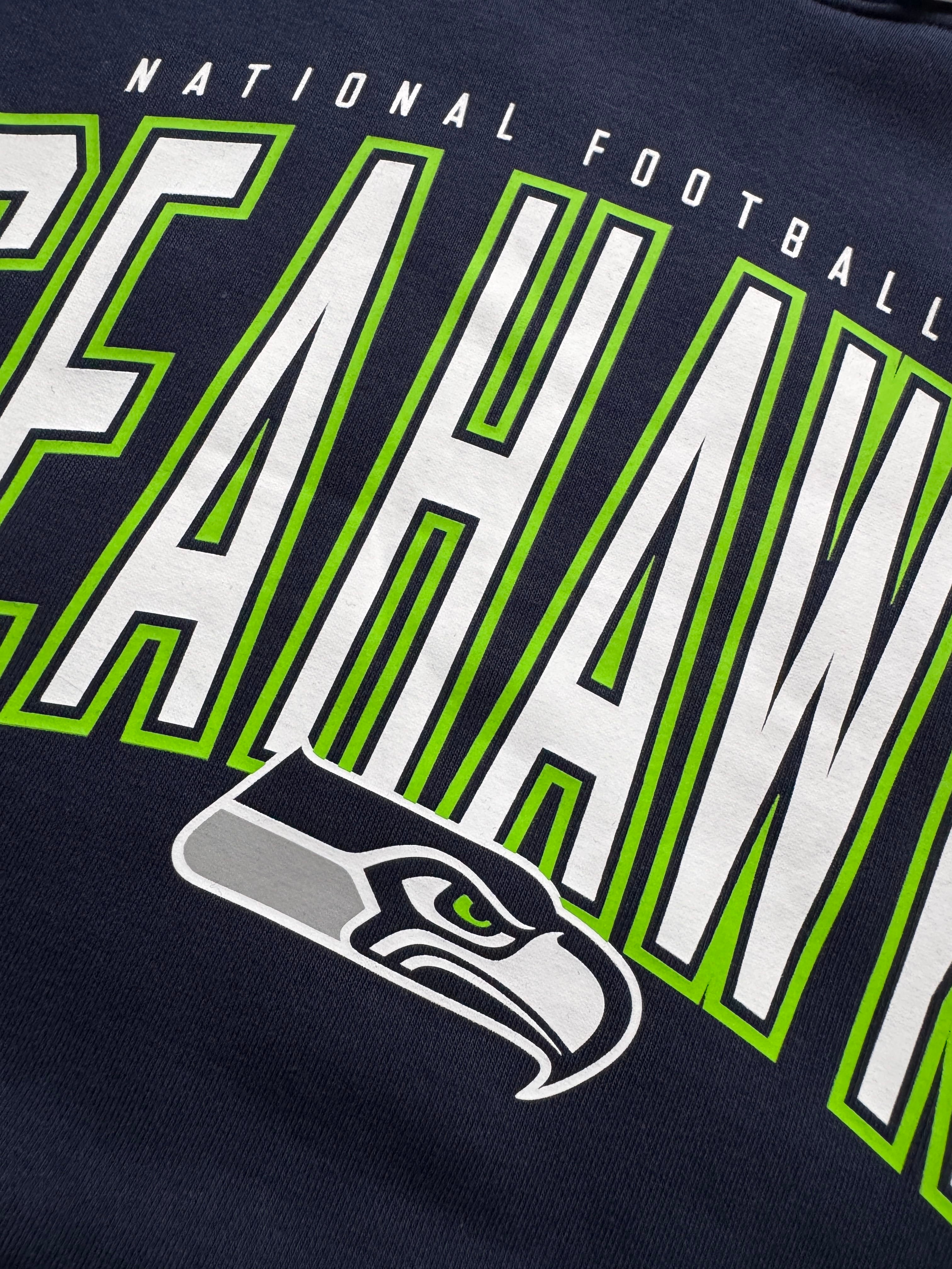 Nike Jumpers Seattle Seahawks Nike NFL Expect Victory Hoodie Jumper - Navy