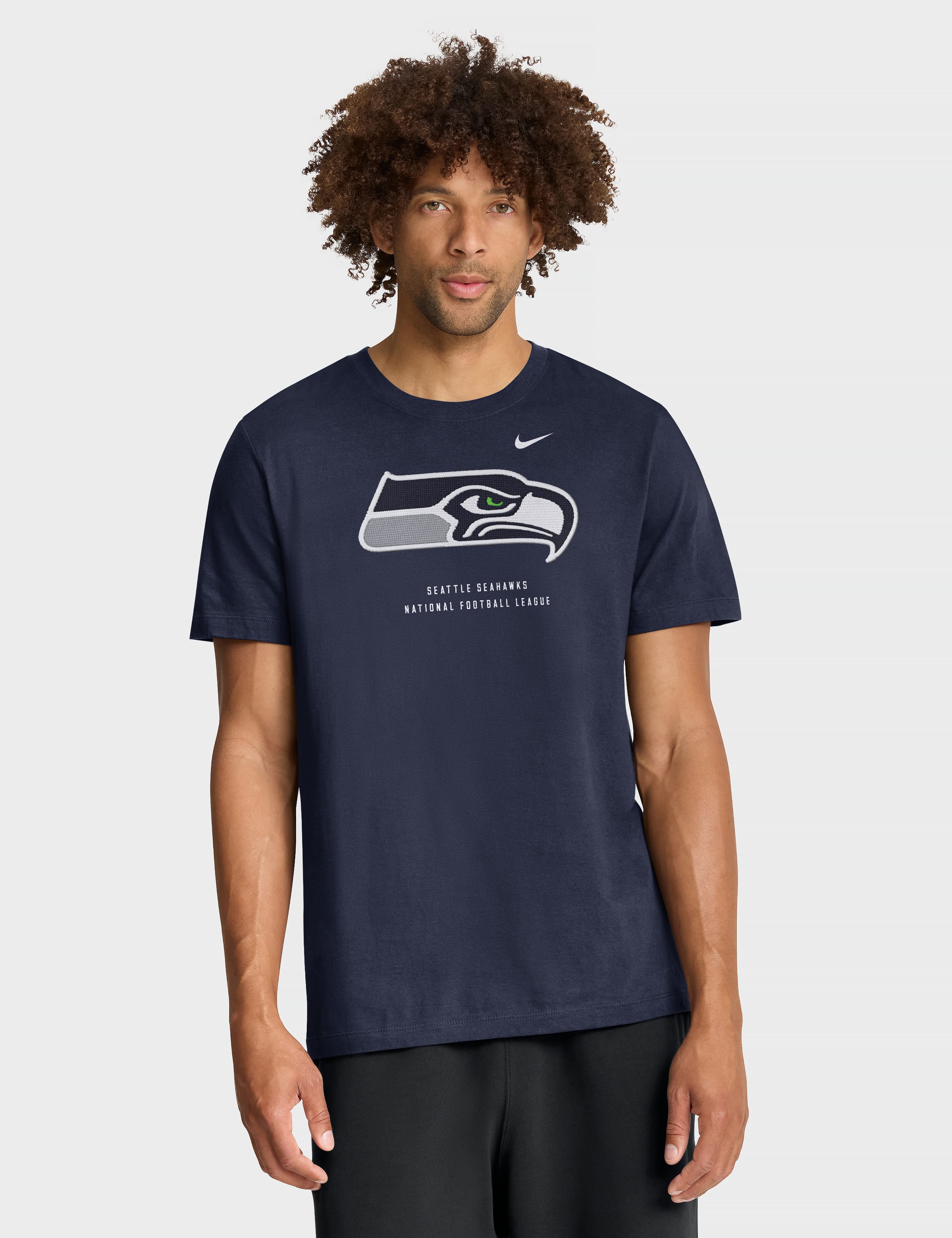 Nike T-Shirts Seattle Seahawks Nike NFL Property Of Cotton T-Shirt - Navy