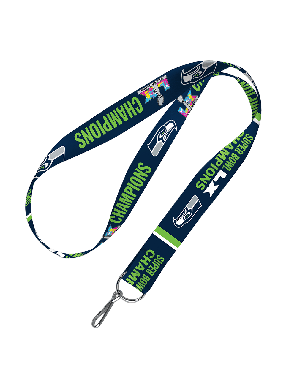 Wincraft Accessories Seattle Seahawks Wincraft NFL Super Bowl LX Champs Lanyard w/Detachable Buckle