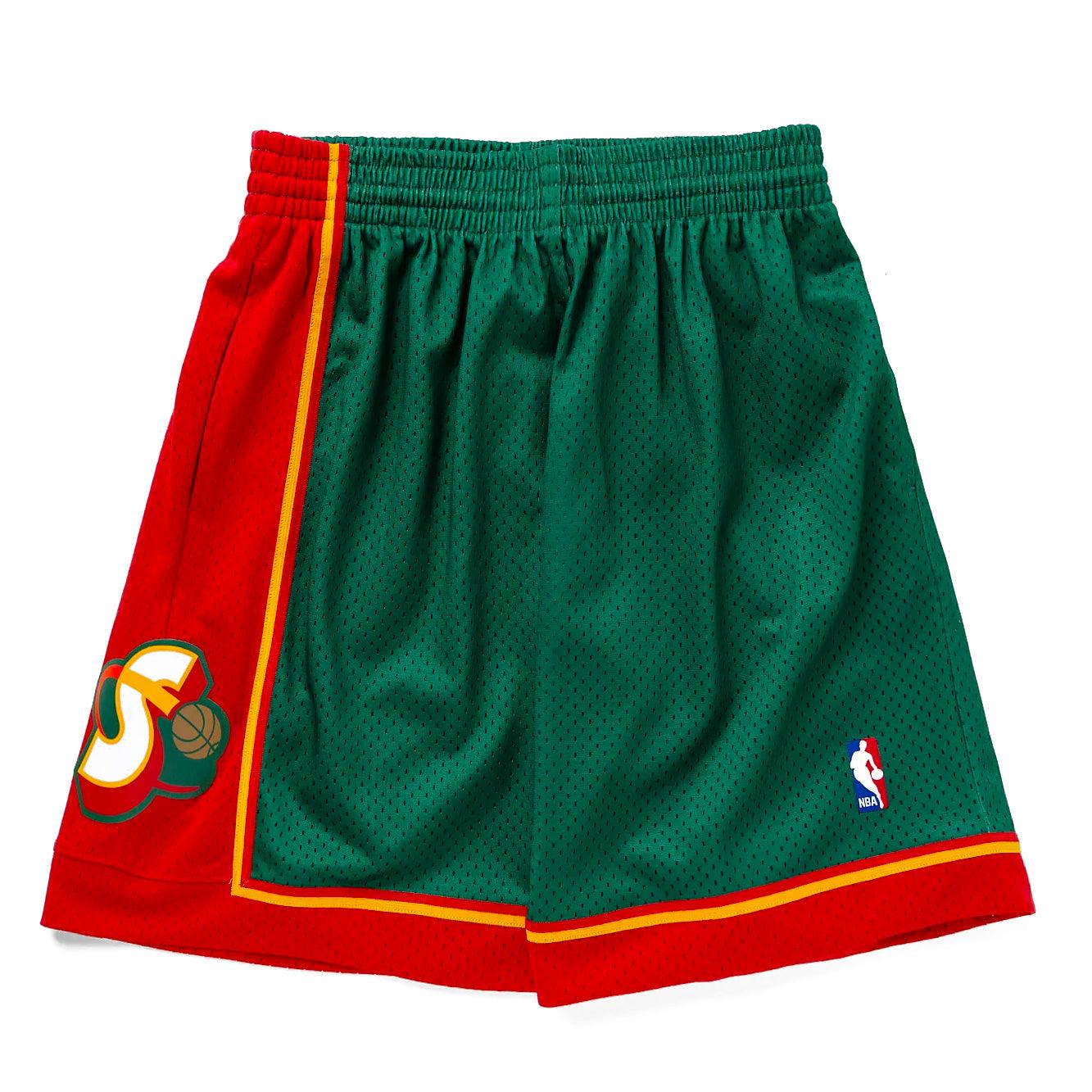 Mitchell And Ness Shorts Seattle Supersonics Mitchell & Ness NBA 95-96 Swingman Shorts  - Green