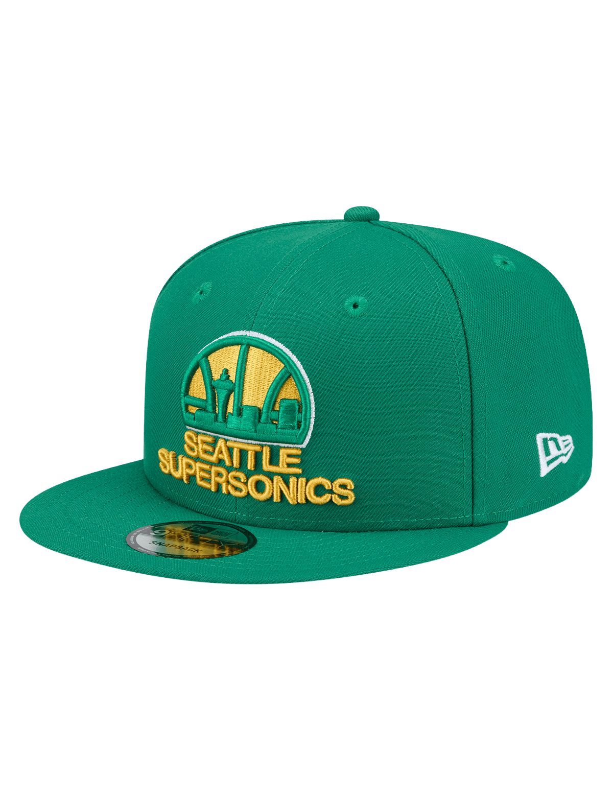 New Era Caps Seattle Supersonics New Era NBA HWC 9FIFTY Snapback Hat - Light Green