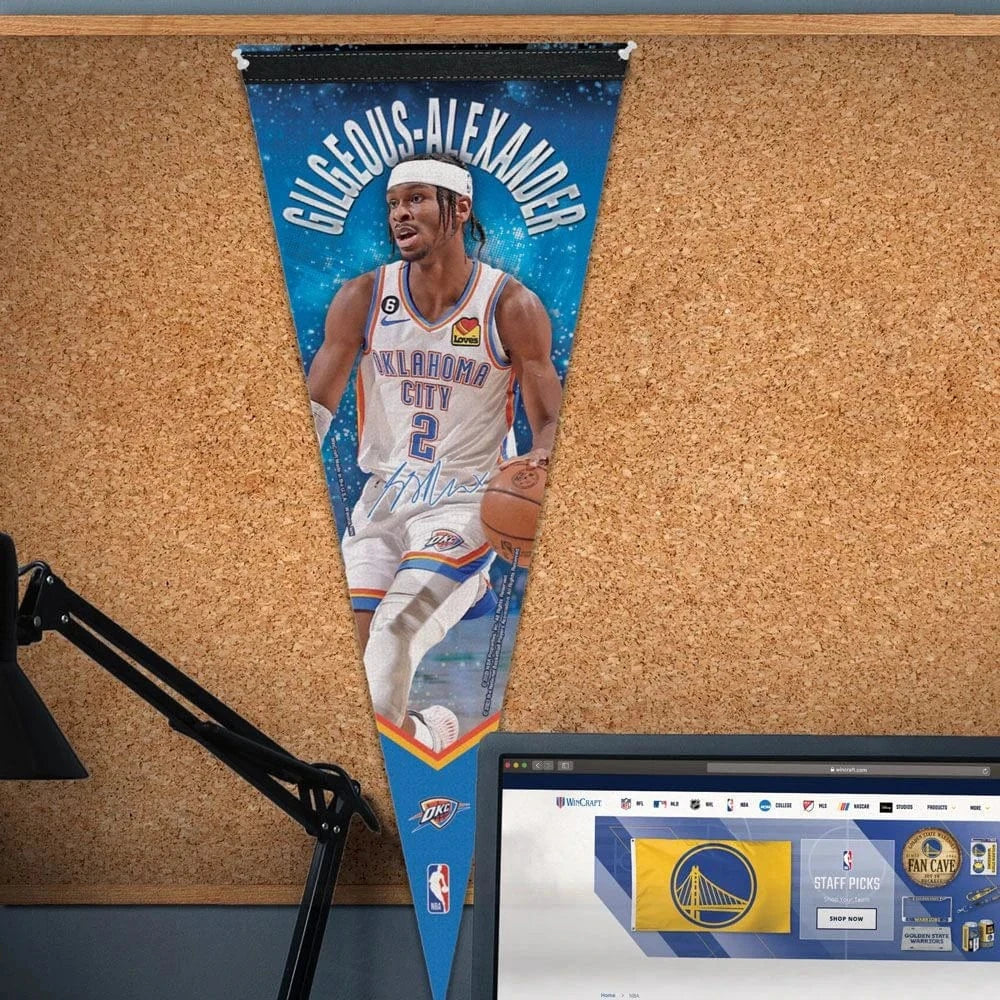 Wincraft Accessories Shai Gilgeous-Alexander Oklahoma City Thunder Wincraft NBA 12" x 30" Pennant