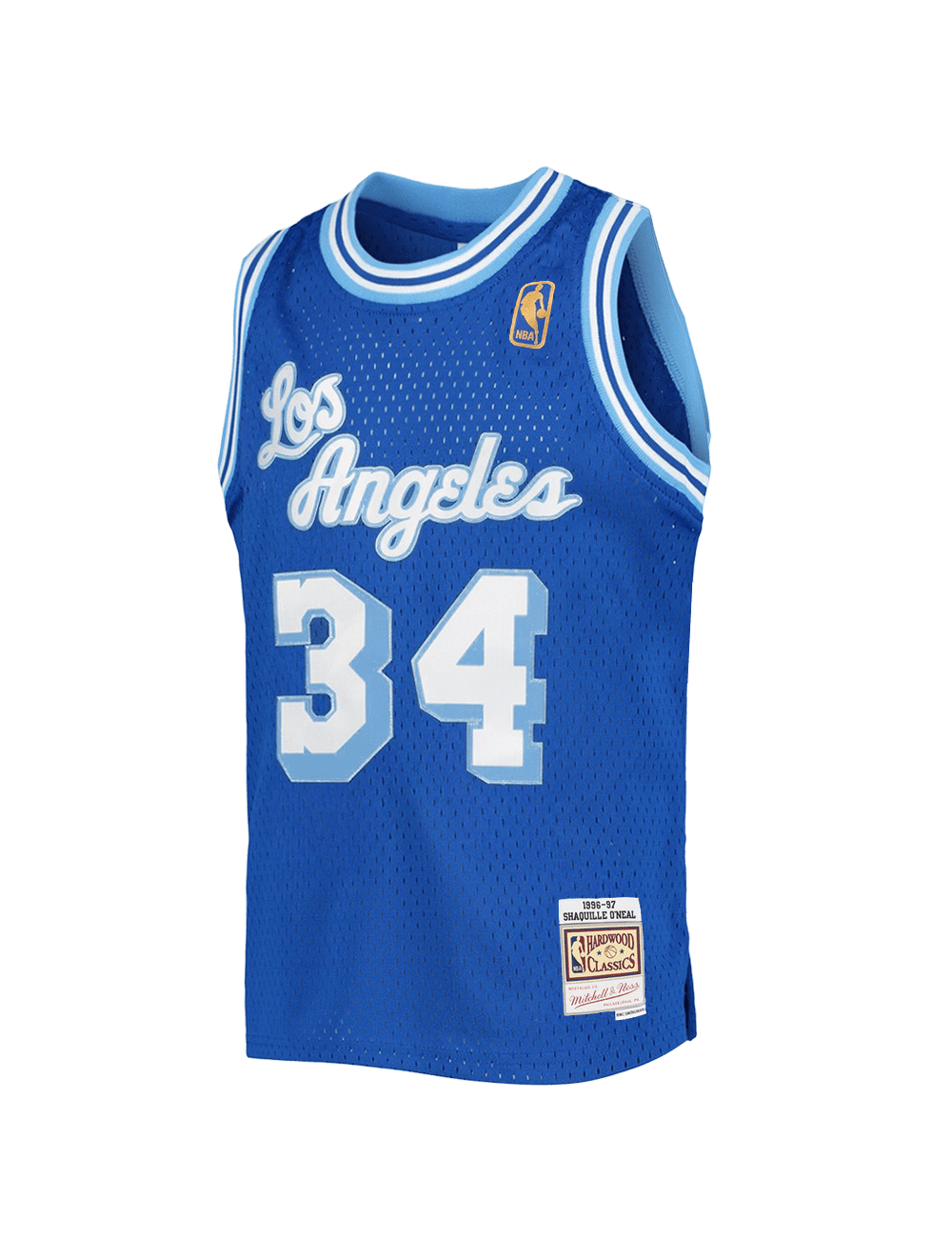 Mitchell And Ness Jerseys Shaquille O'Neal Los Angeles Lakers Mitchell & Ness NBA 96-97 Alt HWC Swingman Jersey - Blue