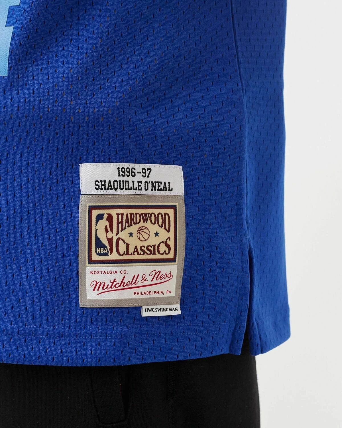 Mitchell And Ness Jerseys Shaquille O'Neal Los Angeles Lakers Mitchell & Ness NBA 96-97 Alt HWC Swingman Jersey - Blue