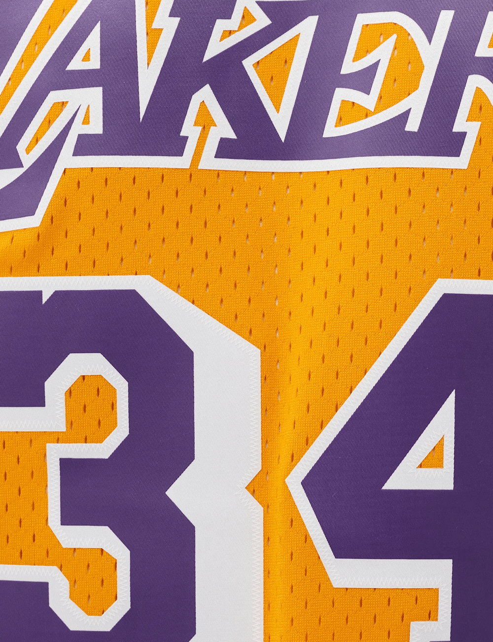 Mitchell And Ness Jerseys Shaquille O'Neal Los Angeles Lakers Mitchell & Ness NBA 96-97 Home HWC Swingman Jersey - Yellow