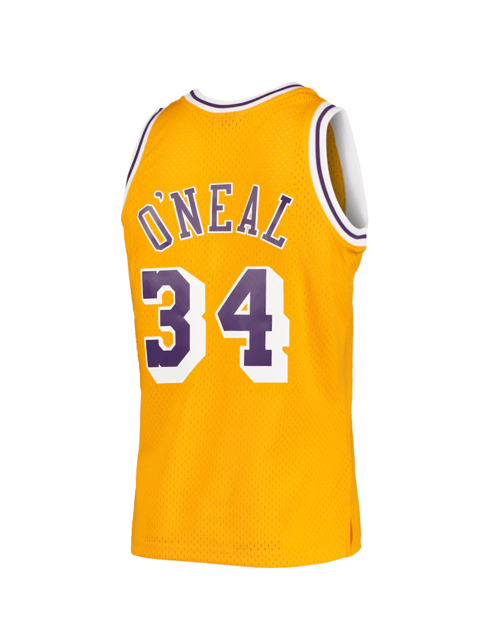 Mitchell And Ness Jerseys Shaquille O'Neal Los Angeles Lakers Mitchell & Ness NBA 96-97 Home HWC Swingman Jersey - Yellow