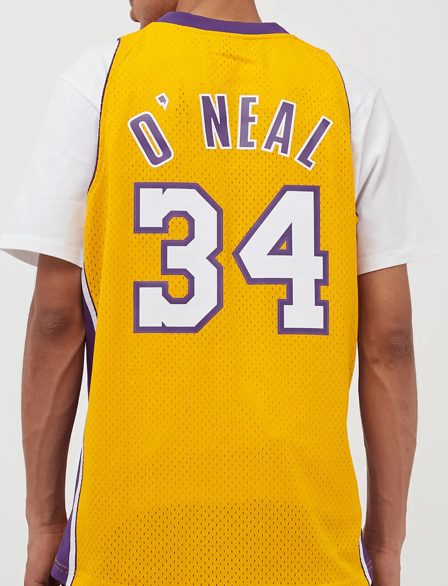 Mitchell And Ness Jerseys Shaquille O'Neal Los Angeles Lakers Mitchell & Ness NBA 99 Swingman Jersey - Gold