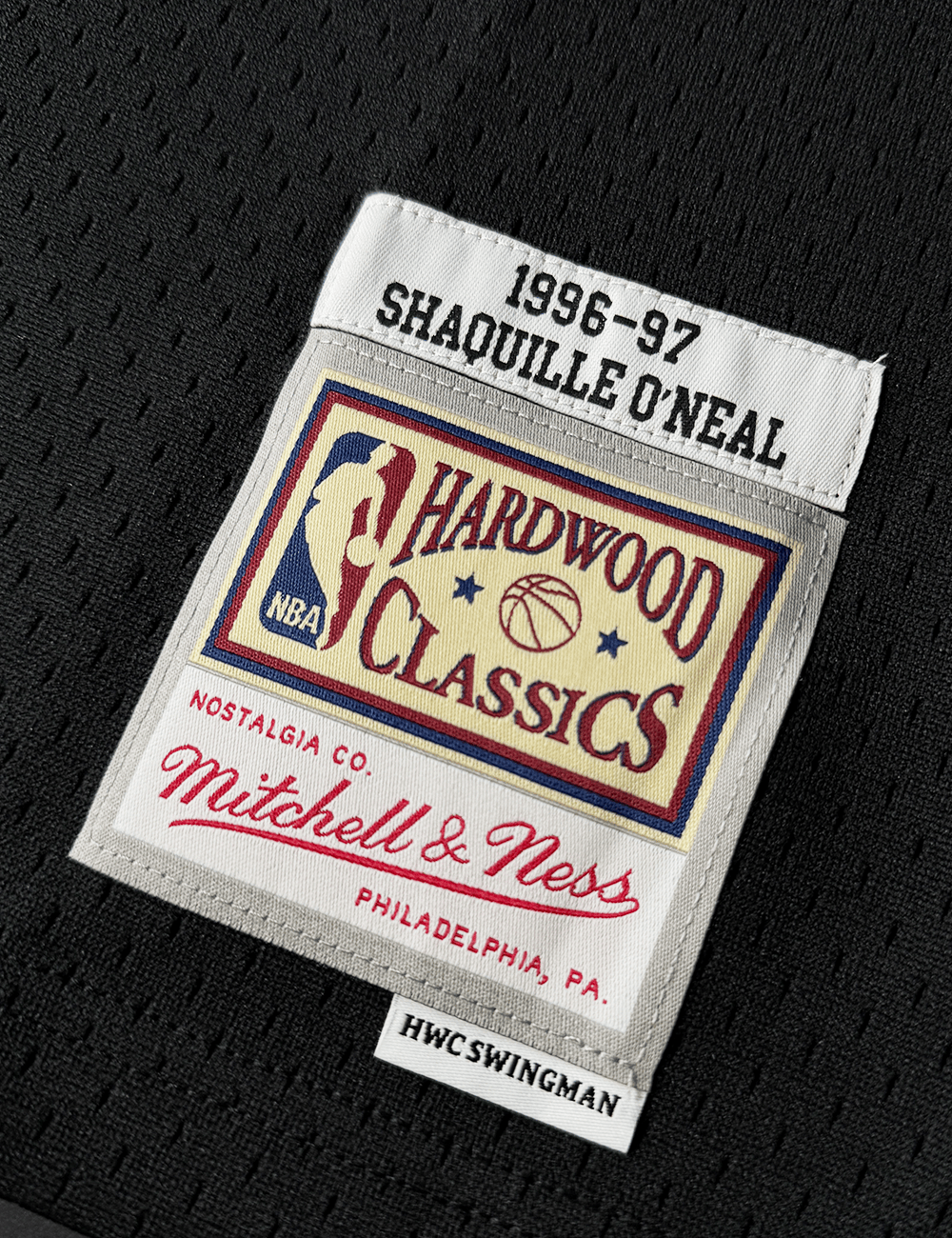 Mitchell And Ness Jerseys Shaquille O'Neal Los Angeles Lakers Mitchell & Ness NBA HWC Fashion Swingman Jersey - Black