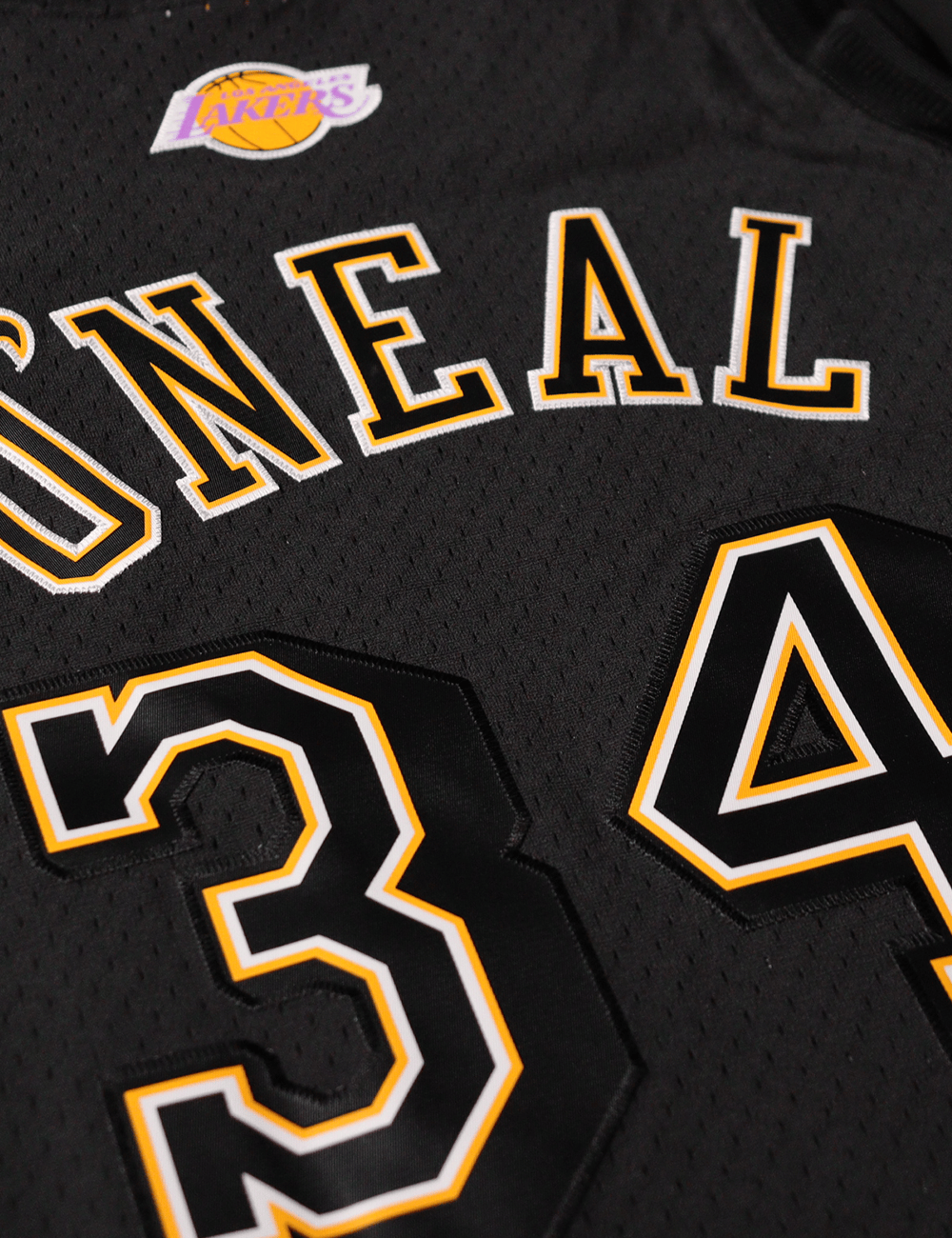 Mitchell And Ness Jerseys Shaquille O'Neal Los Angeles Lakers Mitchell & Ness NBA HWC Fashion Swingman Jersey - Black