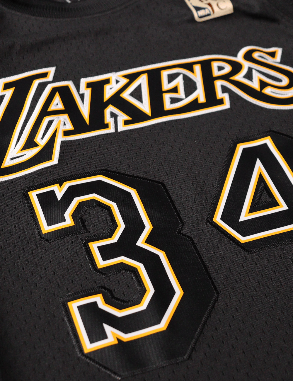 Mitchell And Ness Jerseys Shaquille O'Neal Los Angeles Lakers Mitchell & Ness NBA HWC Fashion Swingman Jersey - Black