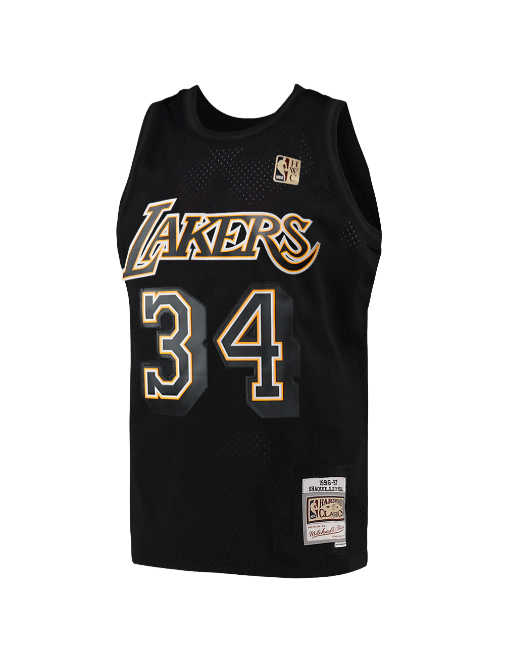 Mitchell And Ness Jerseys Shaquille O'Neal Los Angeles Lakers Mitchell & Ness NBA HWC Fashion Swingman Jersey - Black