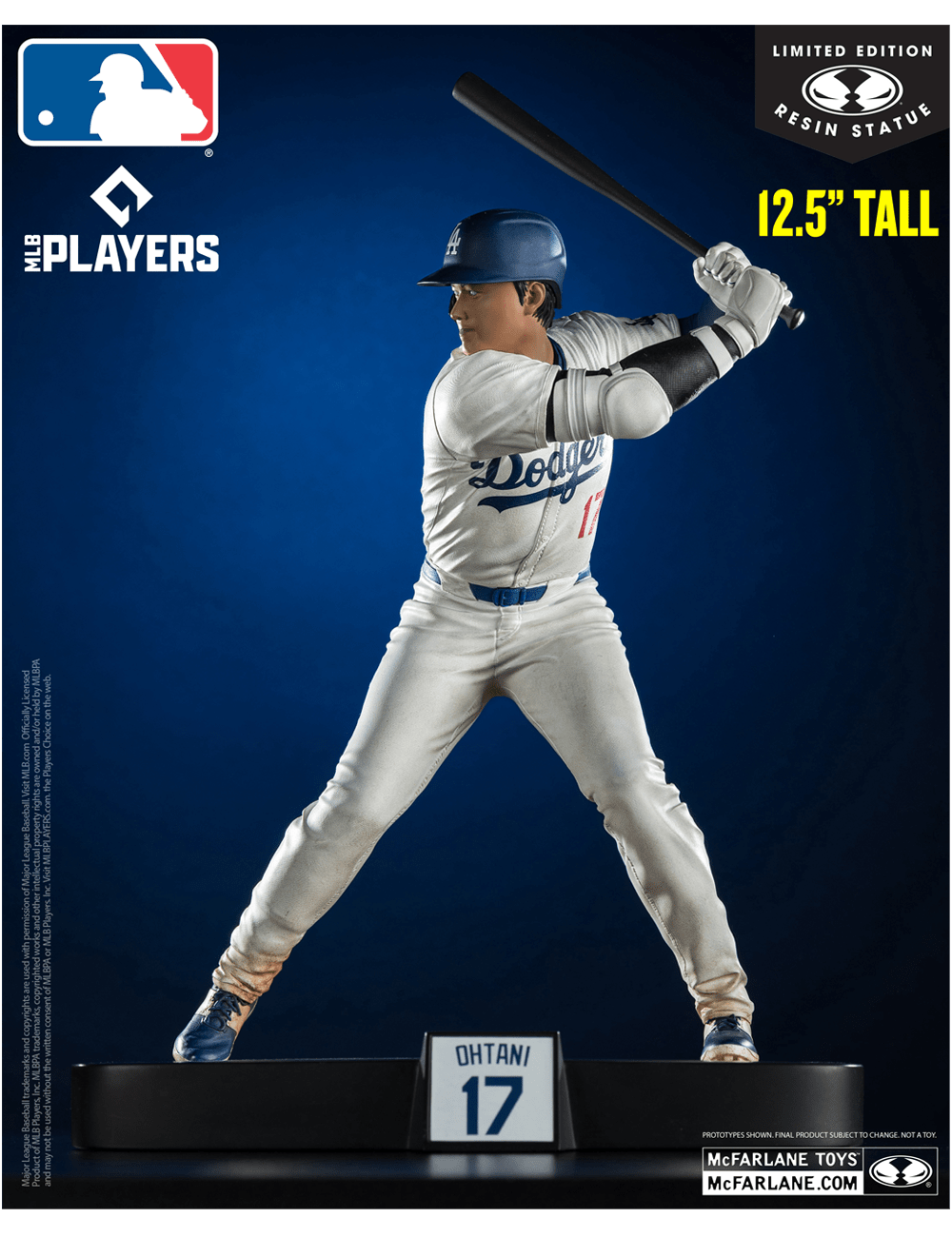 McFarlane Toys Figures Shohei Ohtani Los Angeles Dodgers McFarlane MLB 50/50 12.5" 1:6 Resin Statue