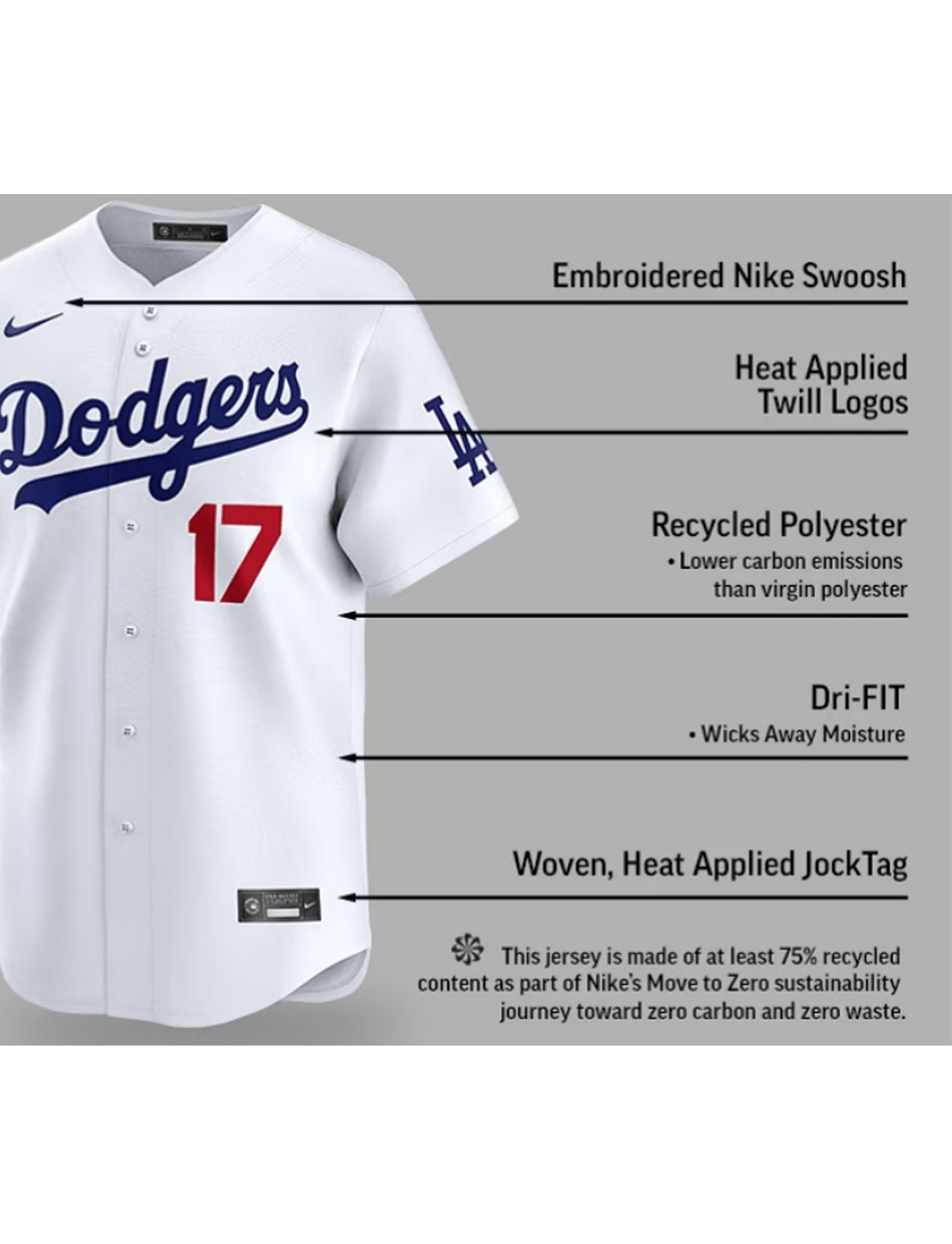 Nike Jerseys Shohei Ohtani Los Angeles Dodgers Nike MLB Alt Limited Jersey - Grey