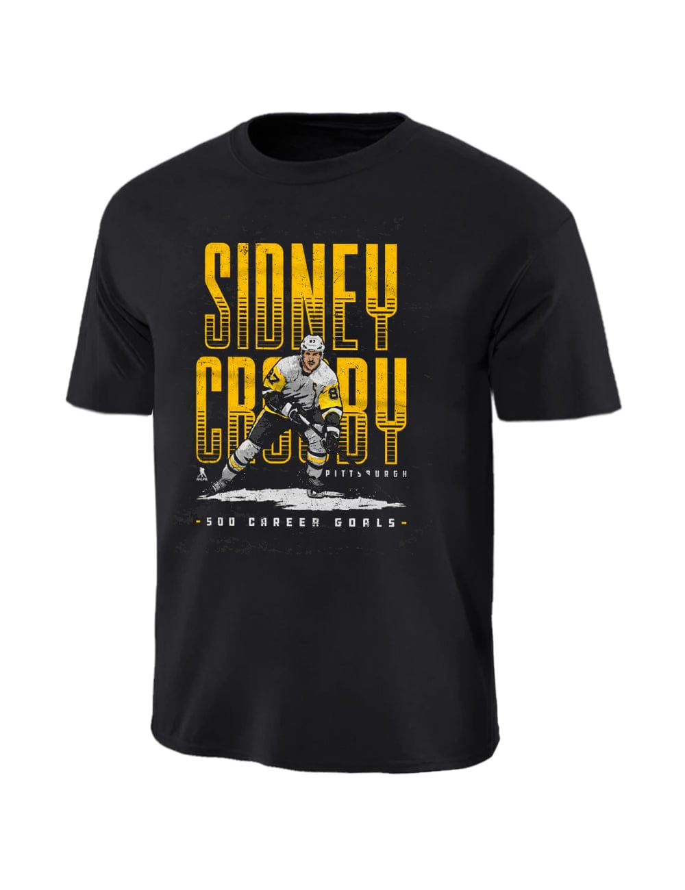 500 Level T-Shirts Sidney Crosby Pittsburgh Penguins 500 Level NHL 500 Goals T-Shirt - Black