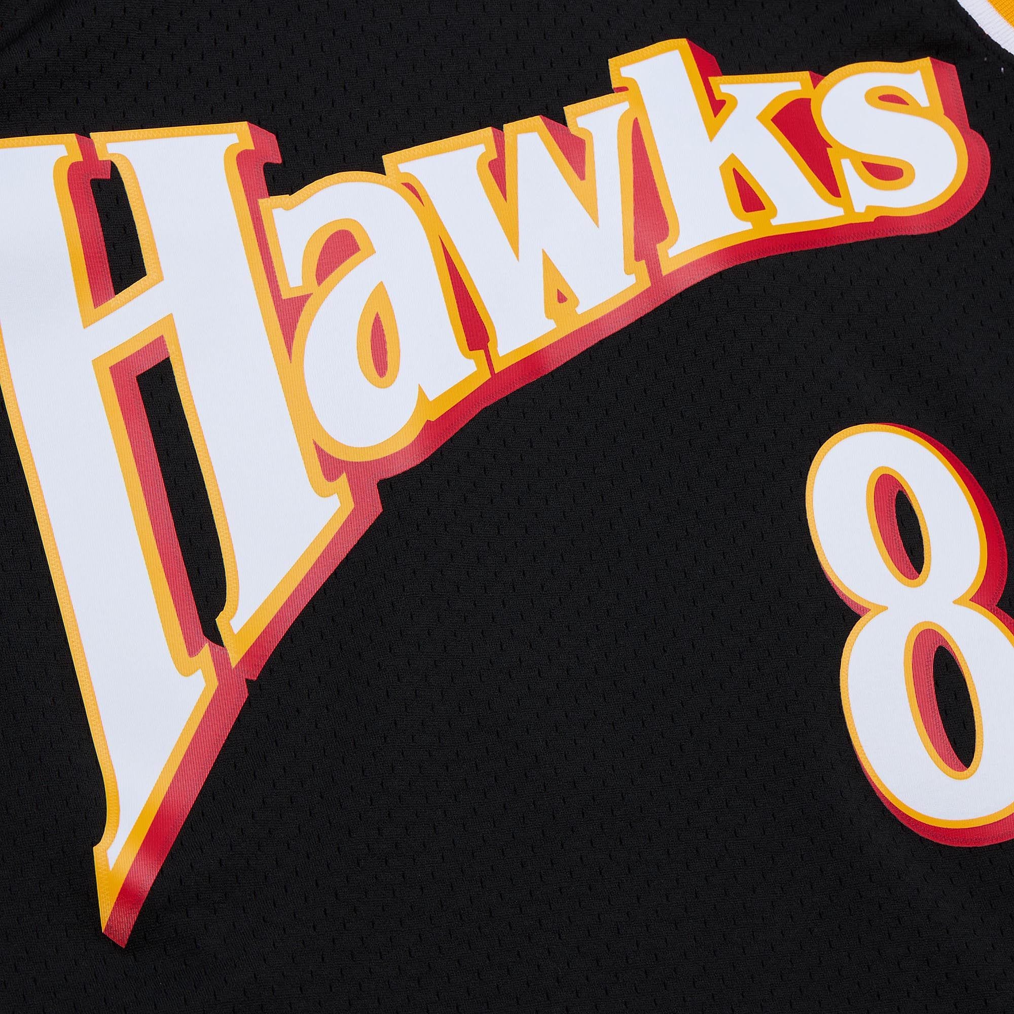 Steve Smith Atlanta Hawks Mitchell & Ness NBA 94-95 Swingman Jersey - Black