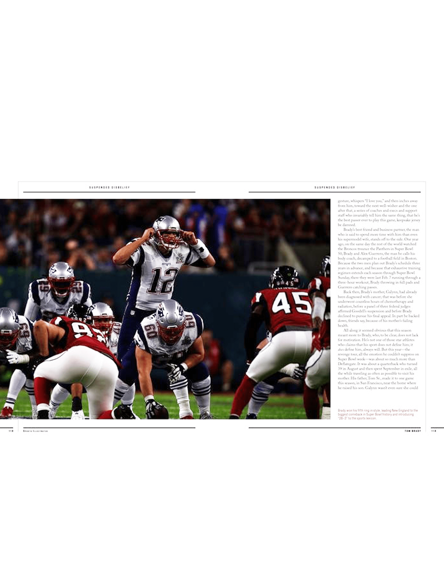 Hachette Group Books Sports Illustrated Tom Brady NFL Hardcover Book