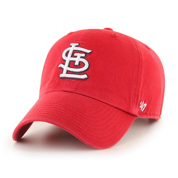 47 Brand Caps St. Louis Cardinals '47 MLB Team Clean Up Strapback Hat - Red