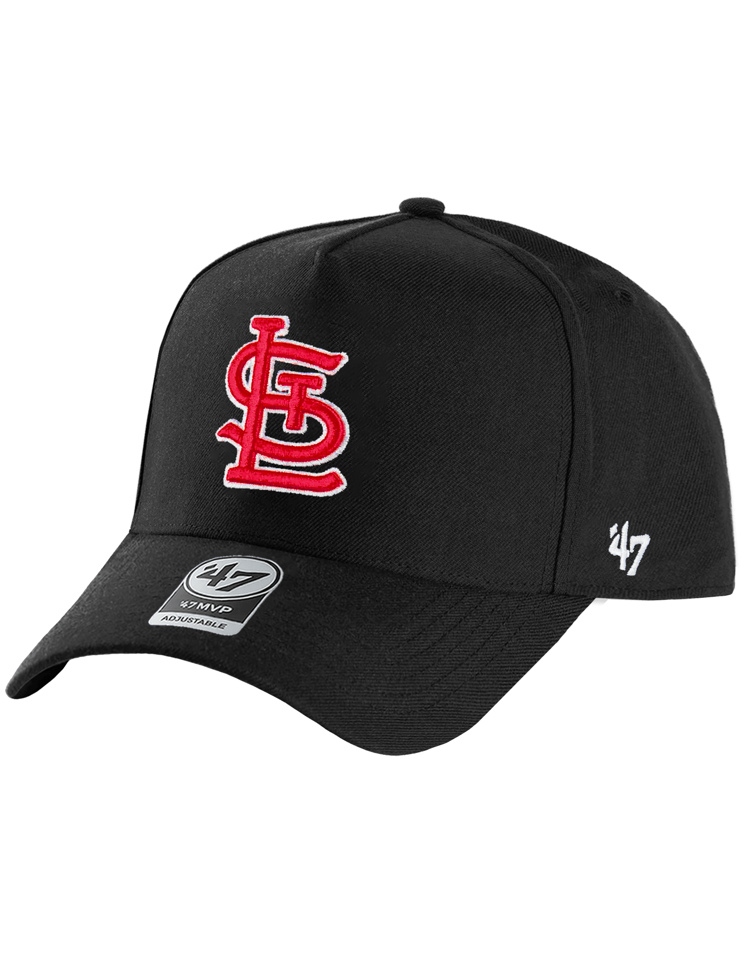 47 Brand Caps St Louis Cardinals '47 MLB Team MVP DT Snapback Hat - Black