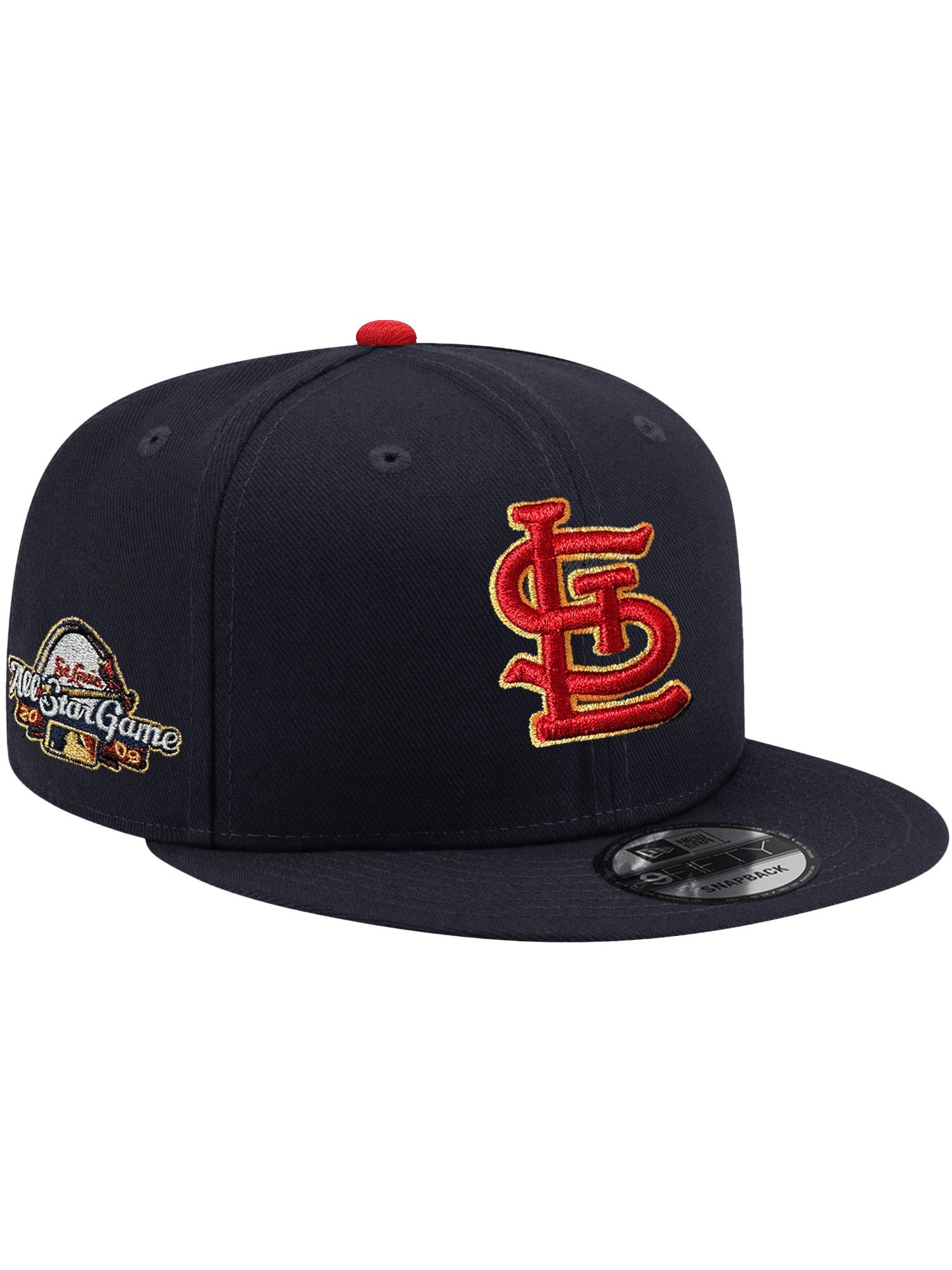 New Era Caps OSFA St Louis Cardinals New Era MLB 09 All Star 9FIFTY Snapback Hat - Navy