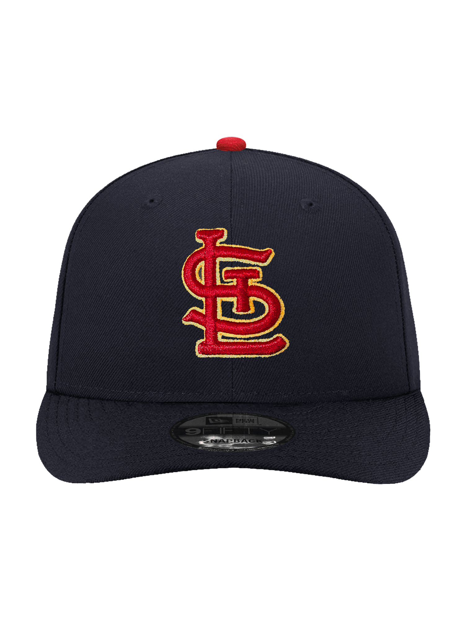 New Era Caps OSFA St Louis Cardinals New Era MLB 09 All Star Pre-Curved FIFTY Snapback Hat - Navy
