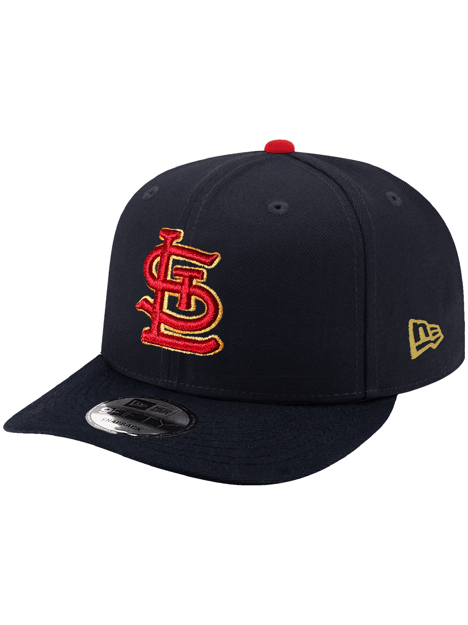 New Era Caps OSFA St Louis Cardinals New Era MLB 09 All Star Pre-Curved FIFTY Snapback Hat - Navy