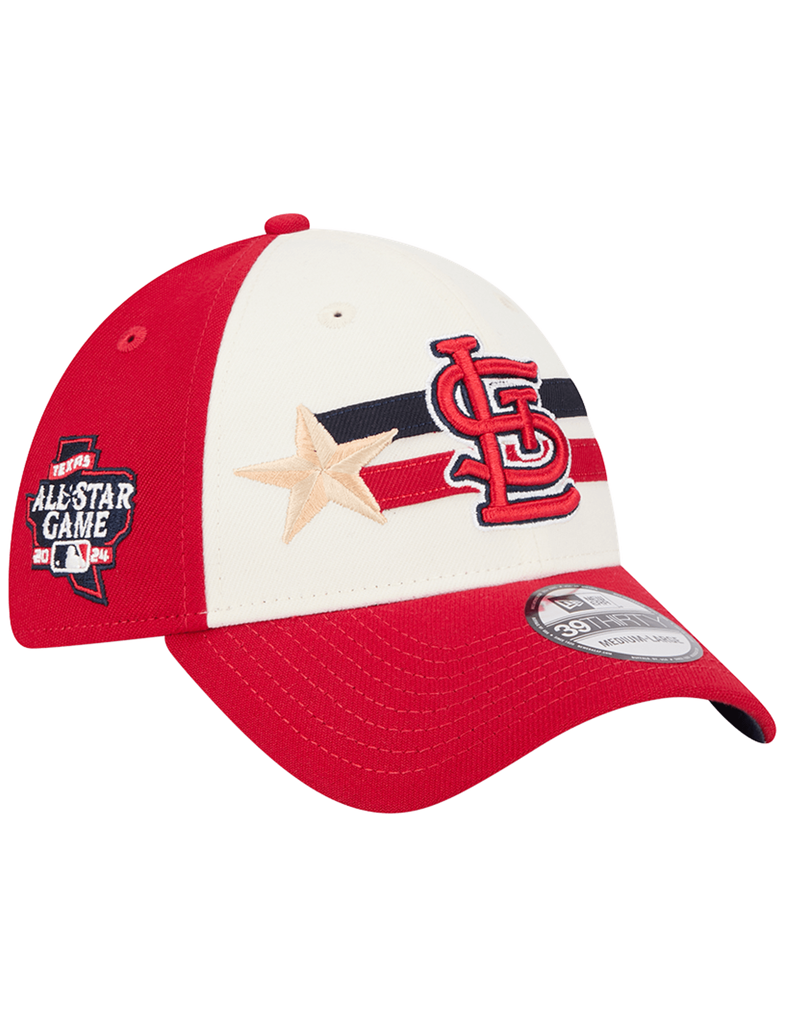 New Era Caps St Louis Cardinals New Era MLB 24 All-Star Workout 39THIRTY Stretch-Fit Hat