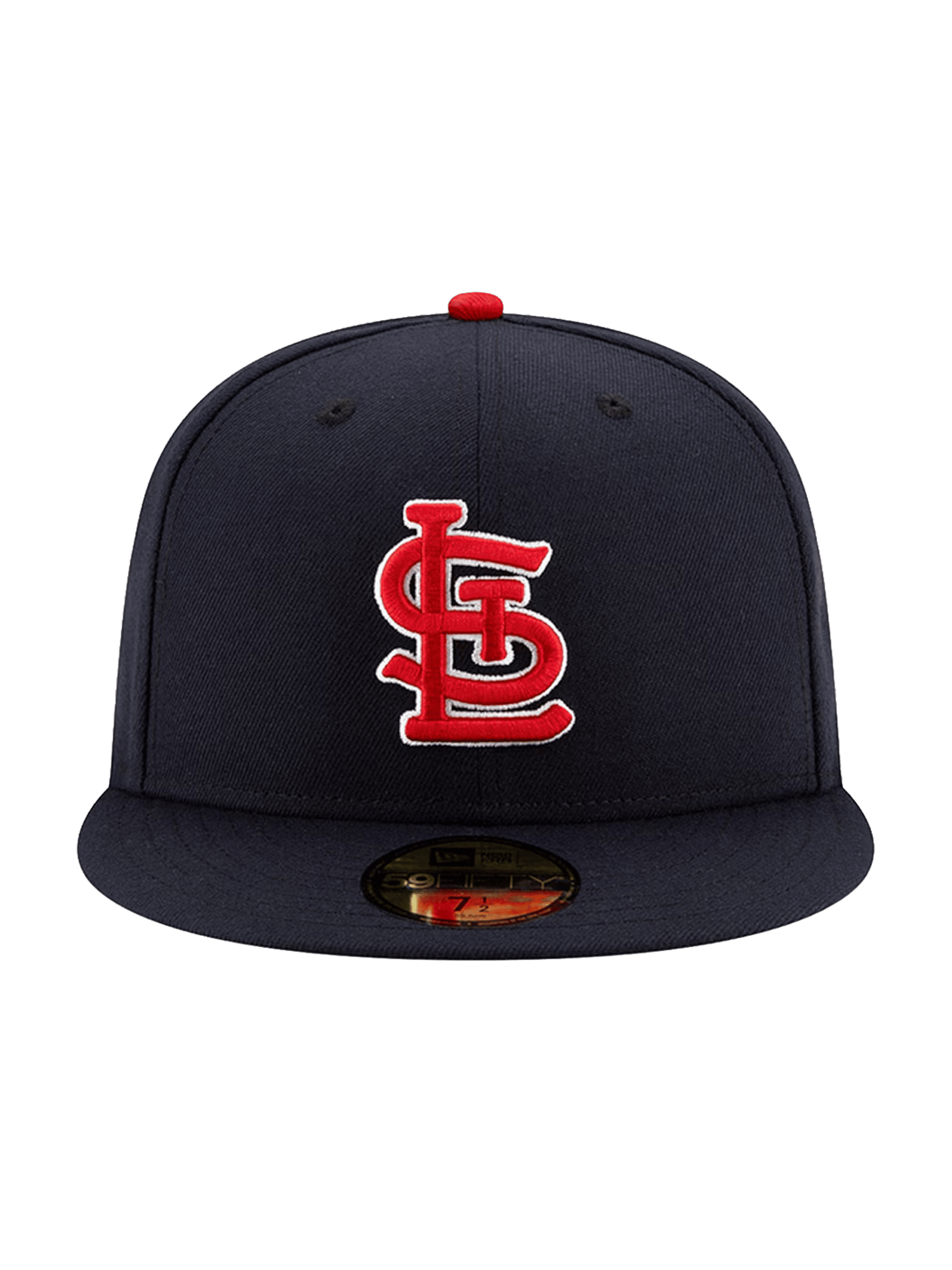 New Era Caps St Louis Cardinals New Era MLB Alt AC On-Field 59FIFTY Fitted Hat - Navy