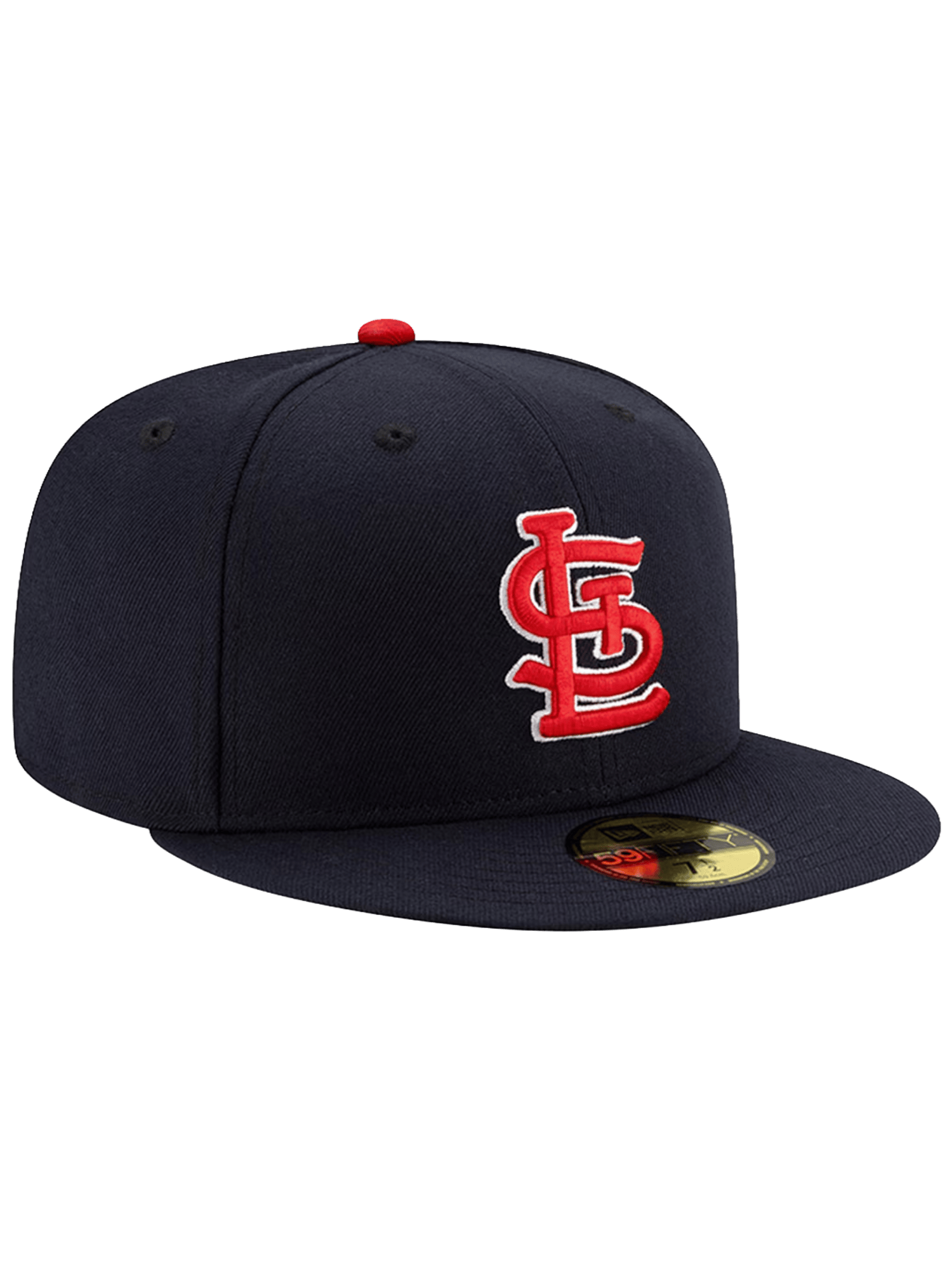 New Era Caps St Louis Cardinals New Era MLB Alt AC On-Field 59FIFTY Fitted Hat - Navy
