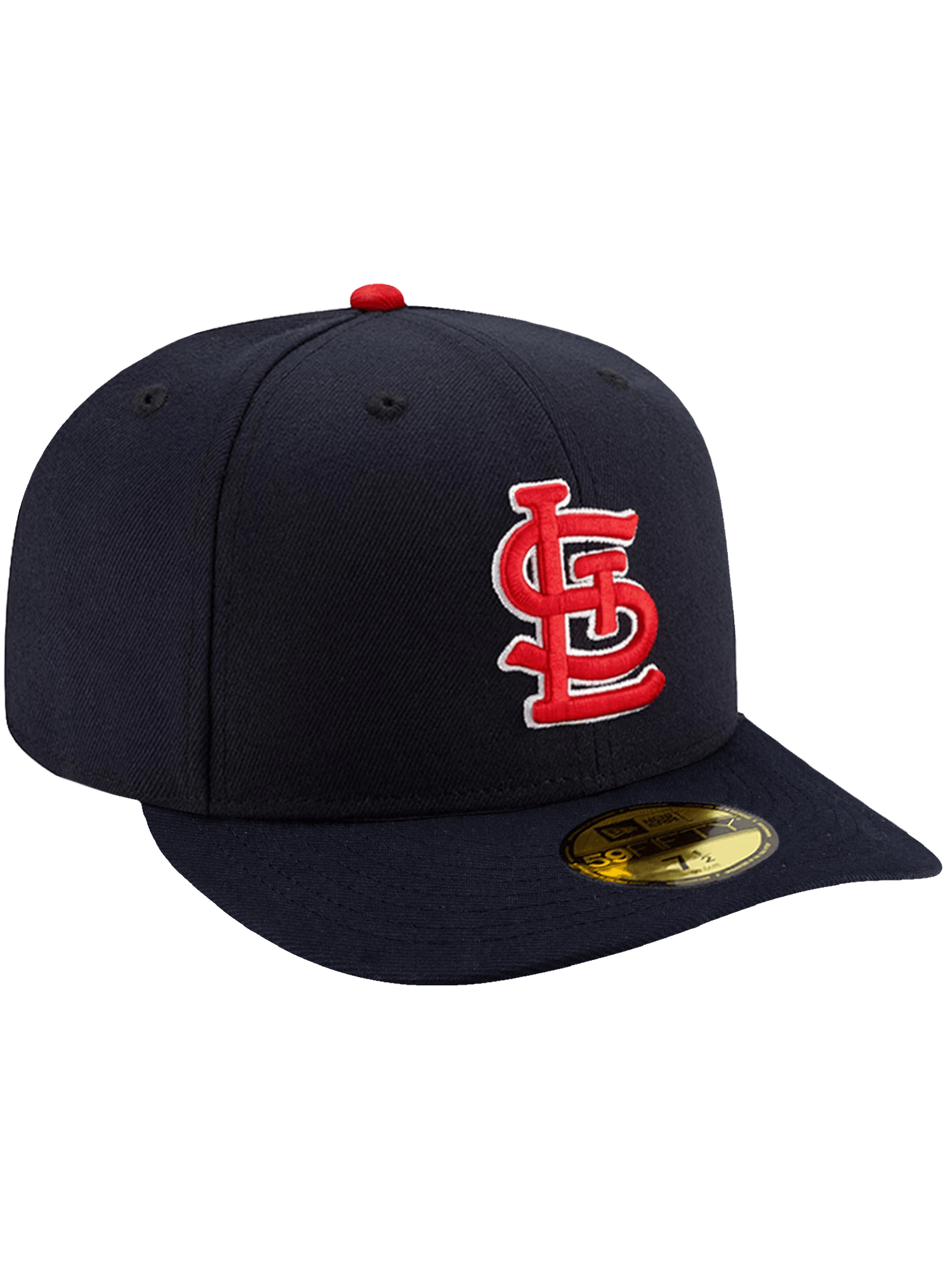 New Era Caps St Louis Cardinals New Era MLB Alt AC On-Field Pre-Curved 59FIFTY Fitted Hat - Navy
