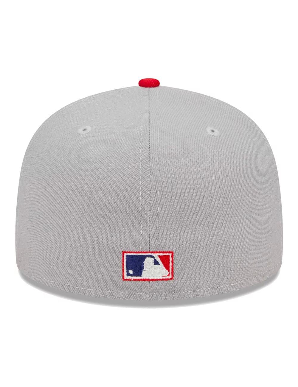 New Era Caps St Louis Cardinals New Era MLB Retro Script 59FIFTY Fitted Hat - Grey